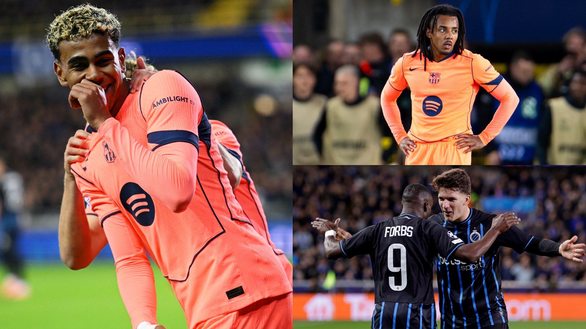 Club Brugge vs Barcelona player ratings
