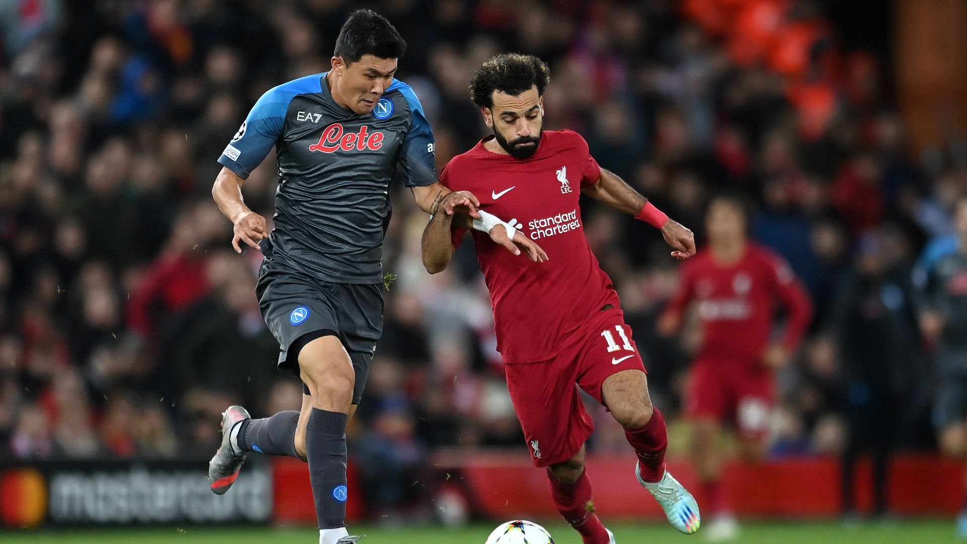 Kim Salah Liverpool Napoli Champions League