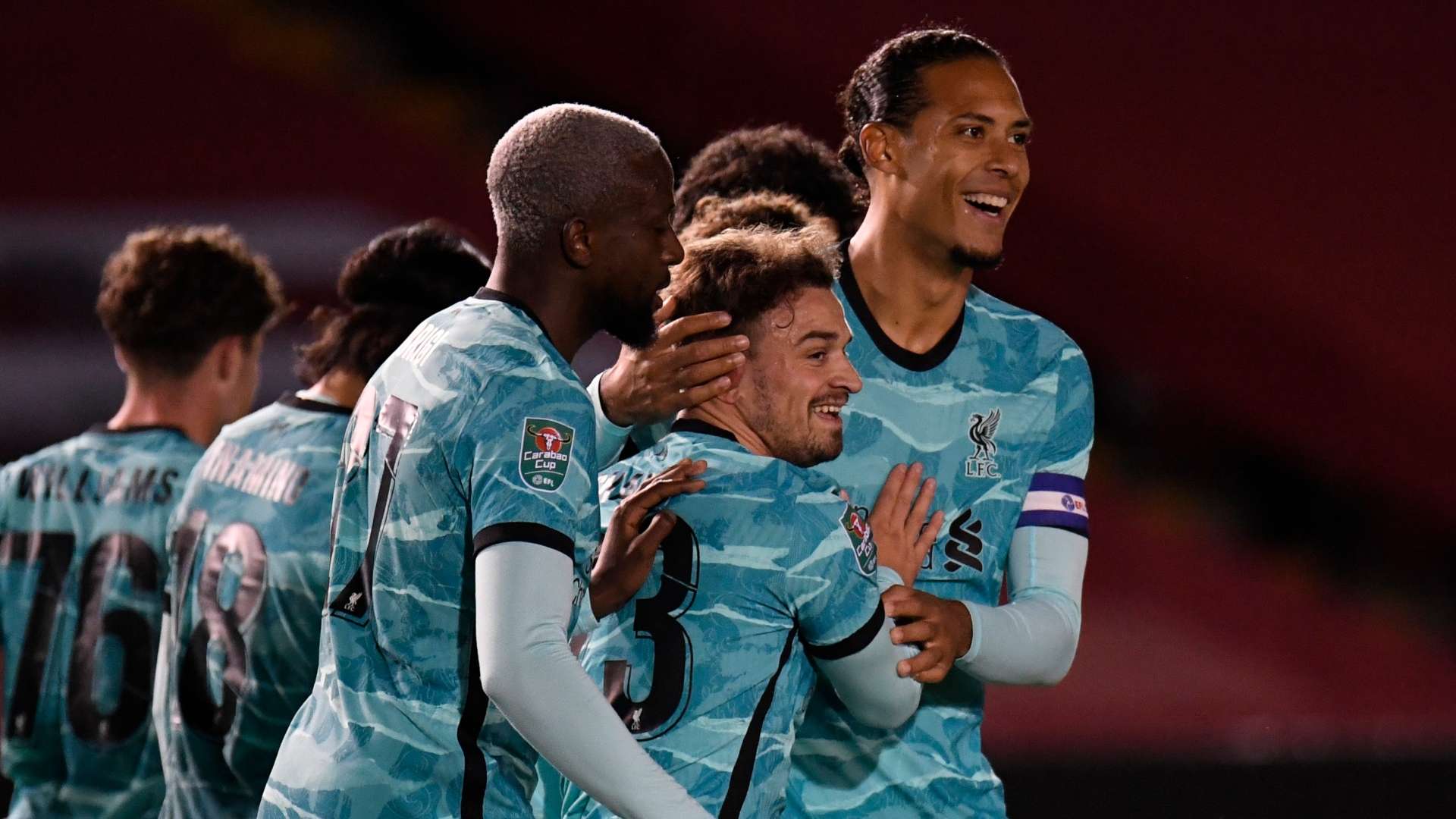 Shaqiri Van Dijk Origi Liverpool 2020