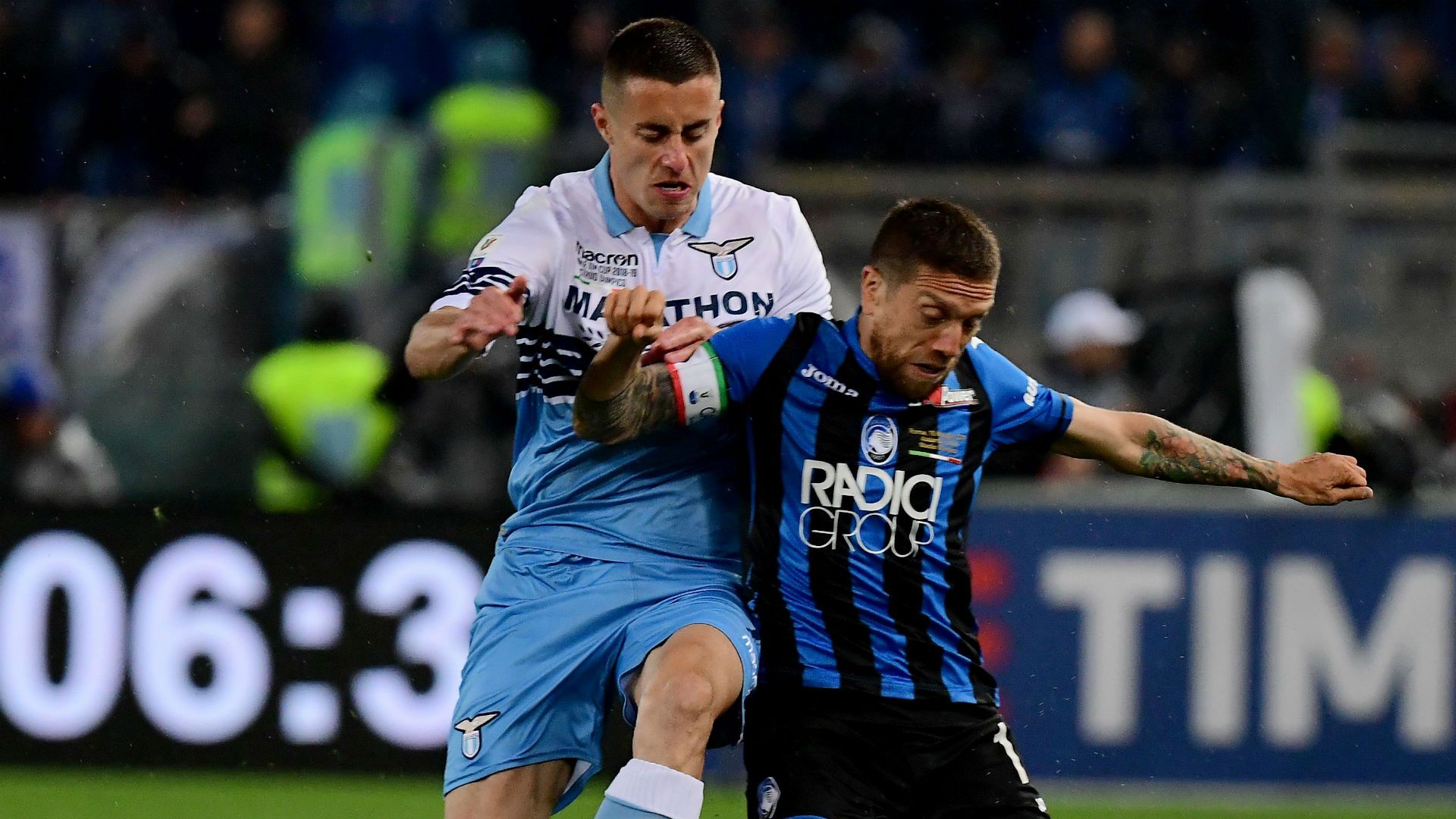 Papu Gomez Marusic Atalanta Lazio Coppa Italia