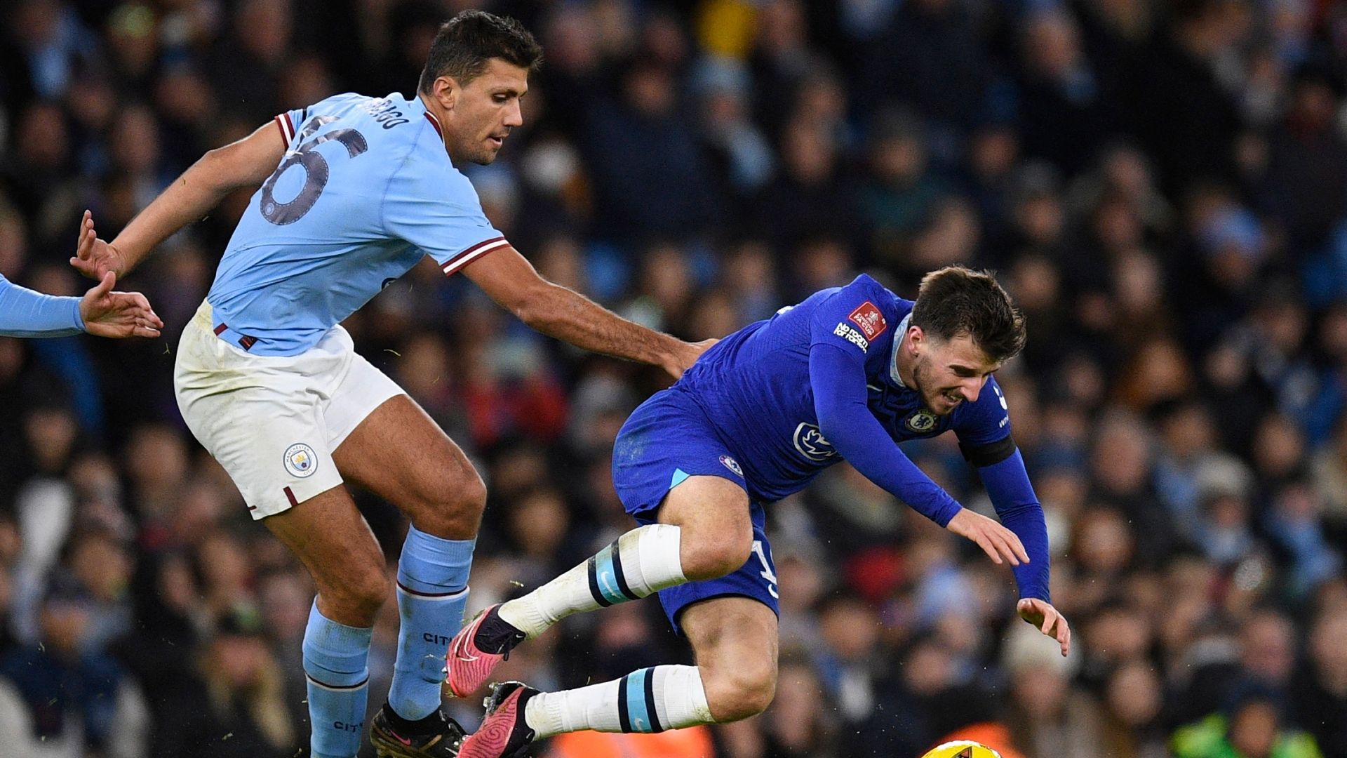 Mason Mount Rodri Manchester City Chelsea 2022-23