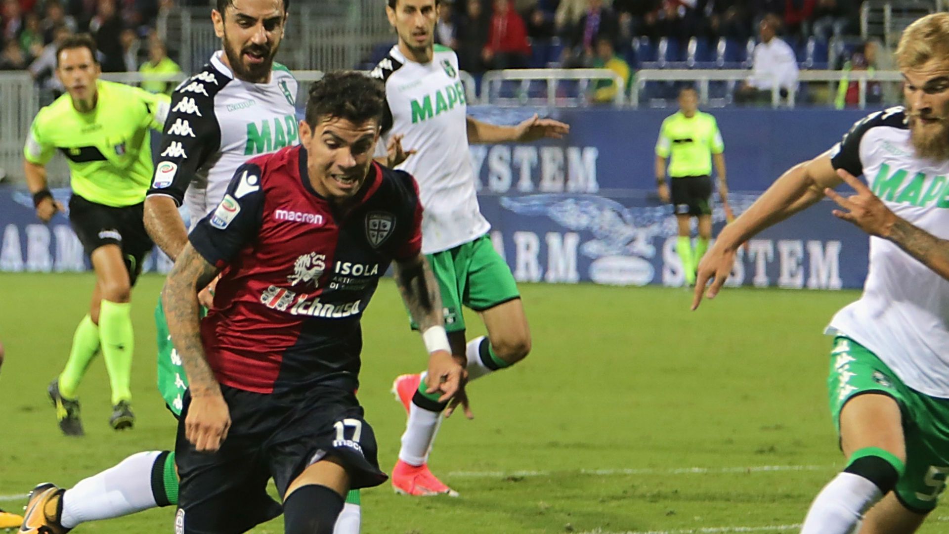 Farias Cagliari Sassuolo Serie A