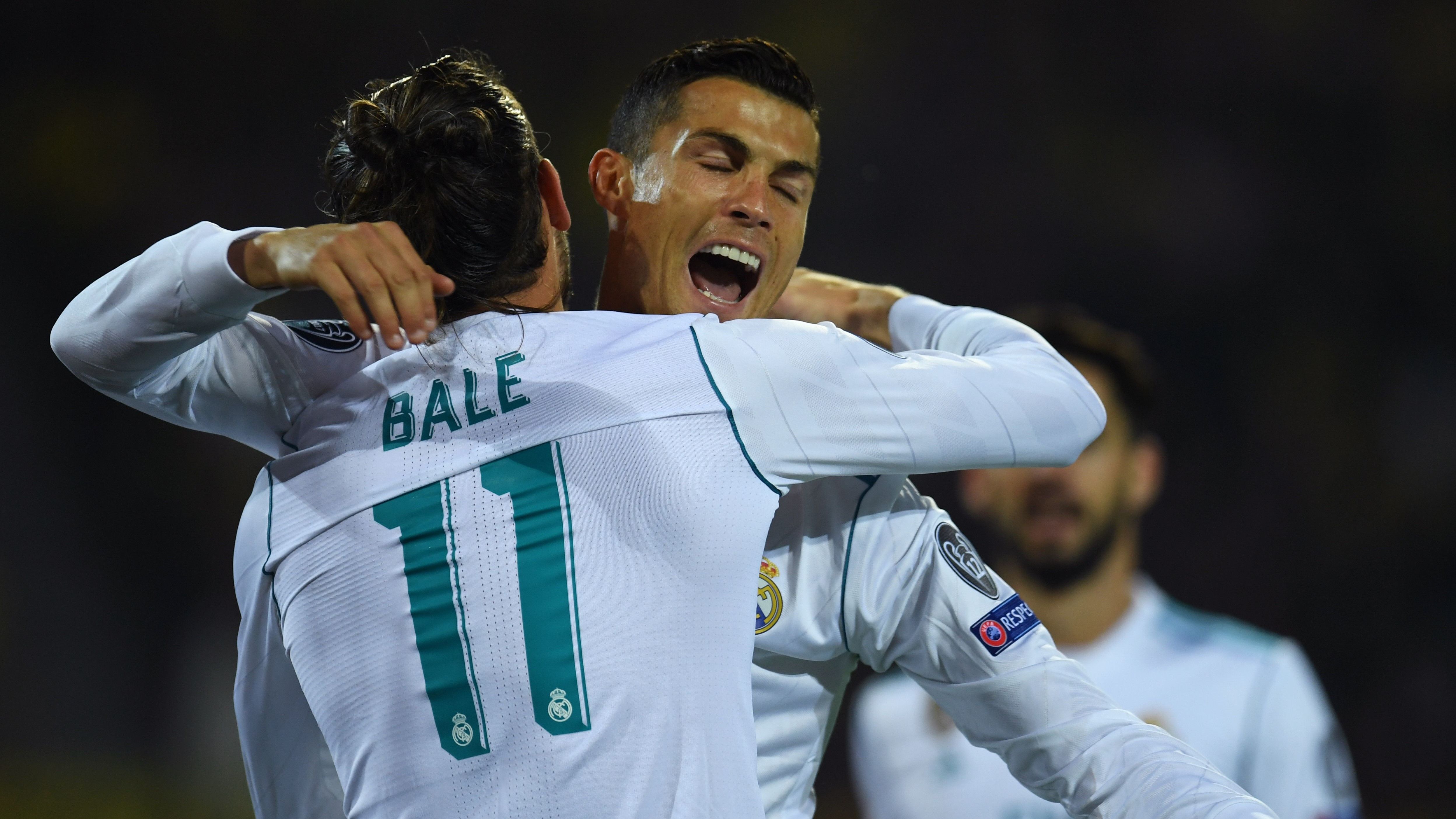 Cristiano Ronaldo Gareth Bale Borussia Dortmund Real Madrid UCL 26092017