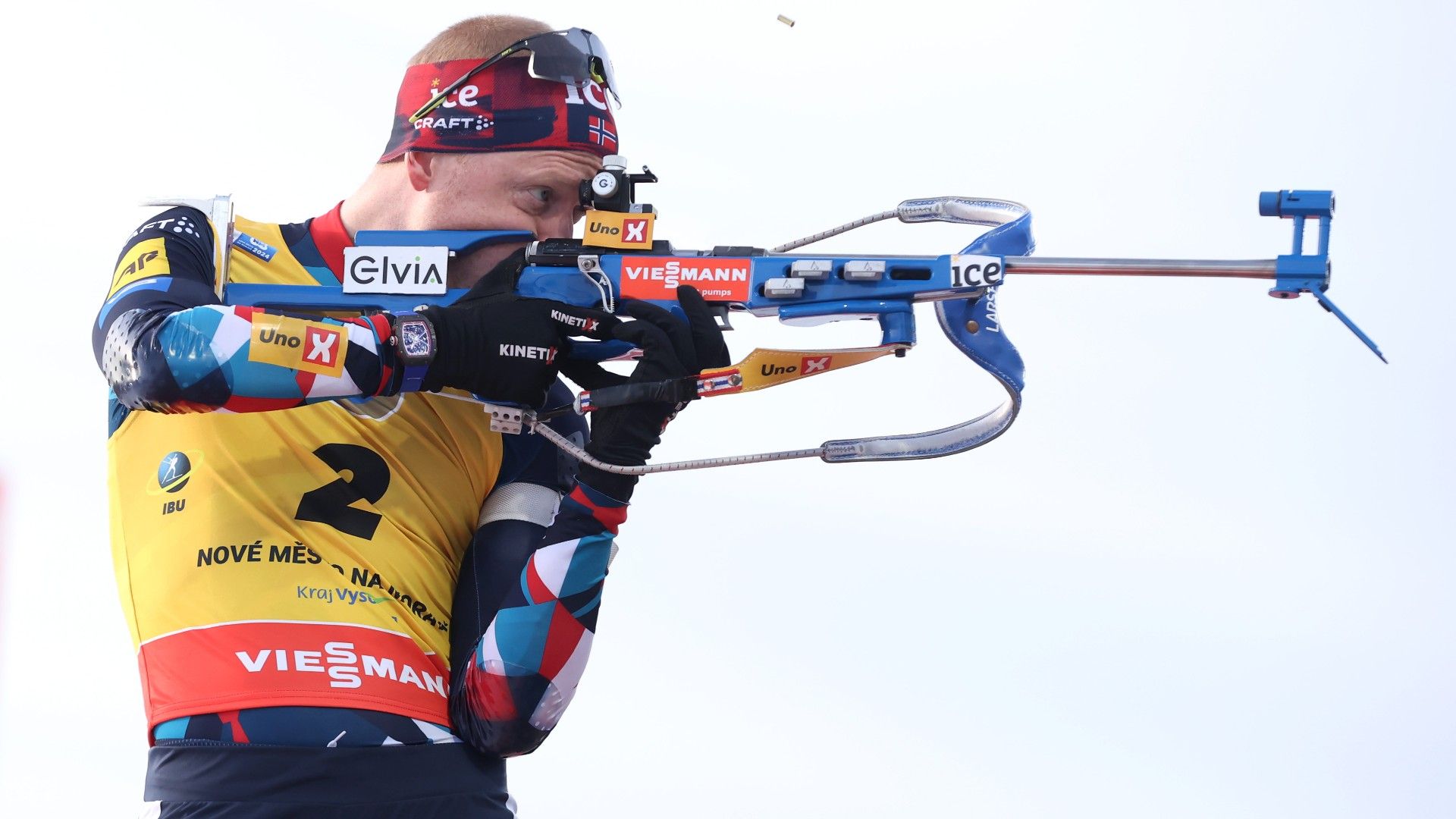 Johannes Thingnes Boe of Norway shoots