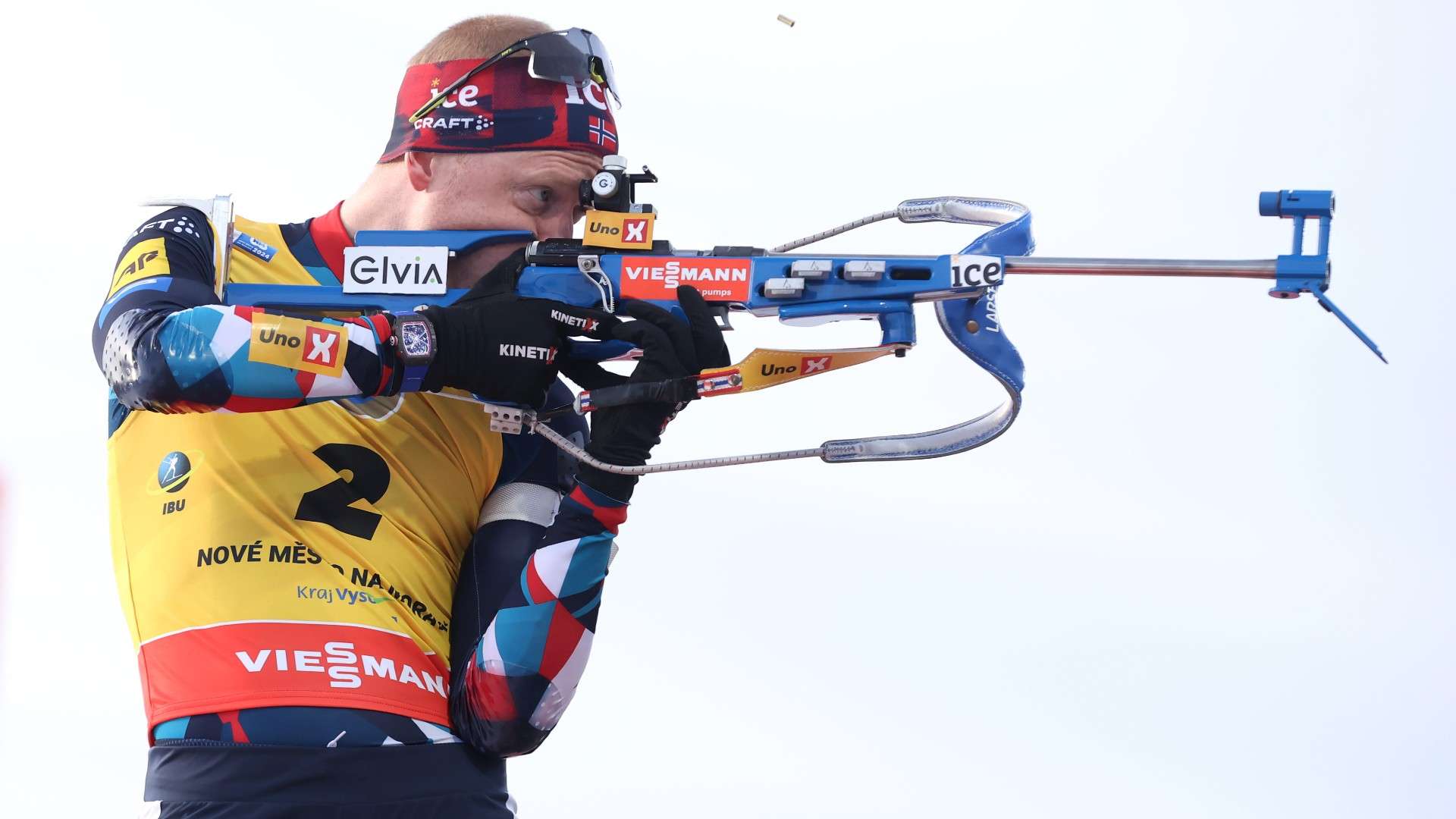 Johannes Thingnes Boe of Norway shoots