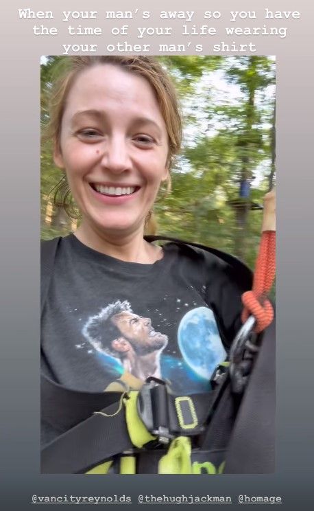 Blake Lively Ryan Reynolds Wolverine 