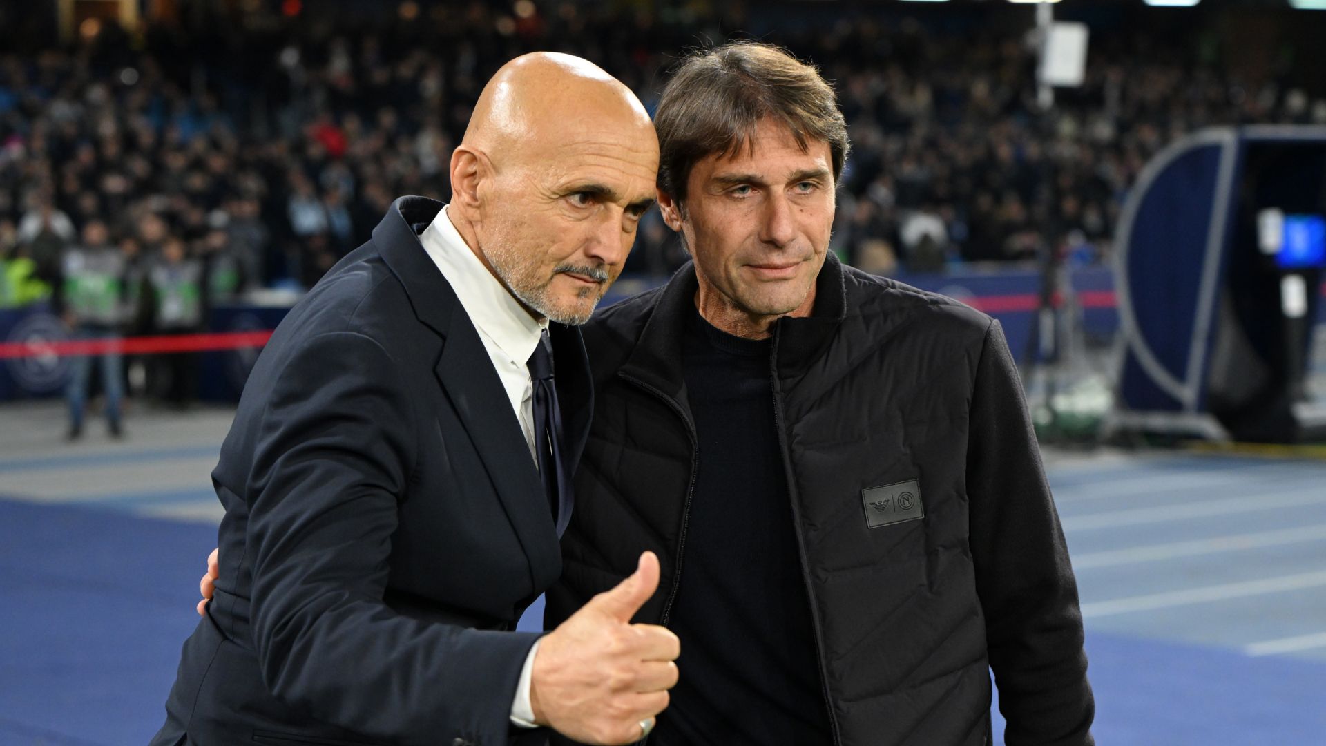 Spalletti Conte napoli juventus 7 dicembre 2025