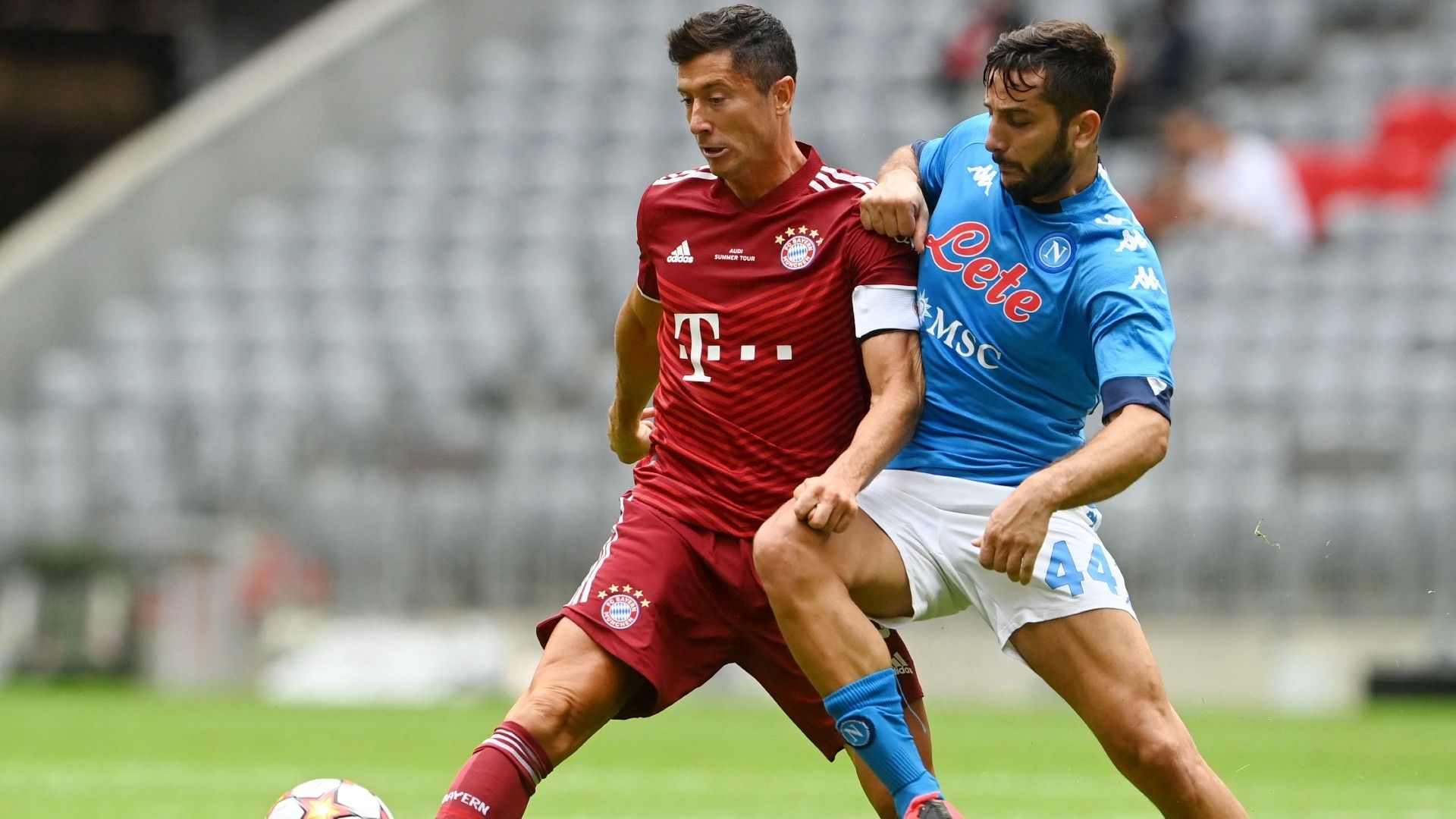 Robert Lewandowski Bayern Napoli 31072021