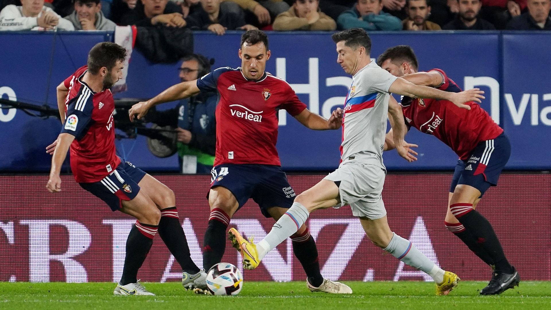 Robert Lewandowski Osasuna Barcelona 2022-23