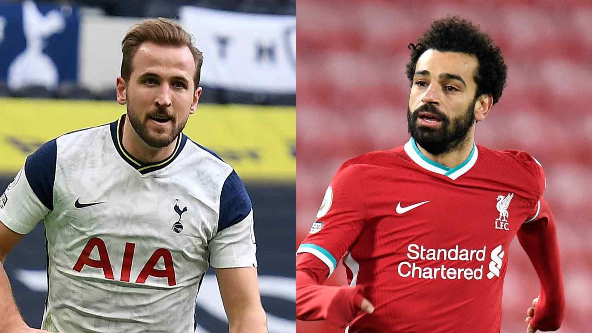 Harry Kane Tottenham Mohamed Salah Liverpool 2020-21