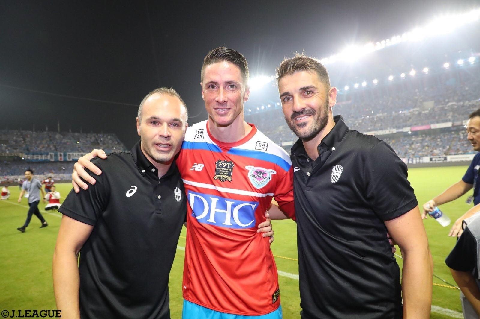 Andrés Iniesta, Fernando Torres, David Villa : Sagan Tosu - Vissel Kobe : 2019