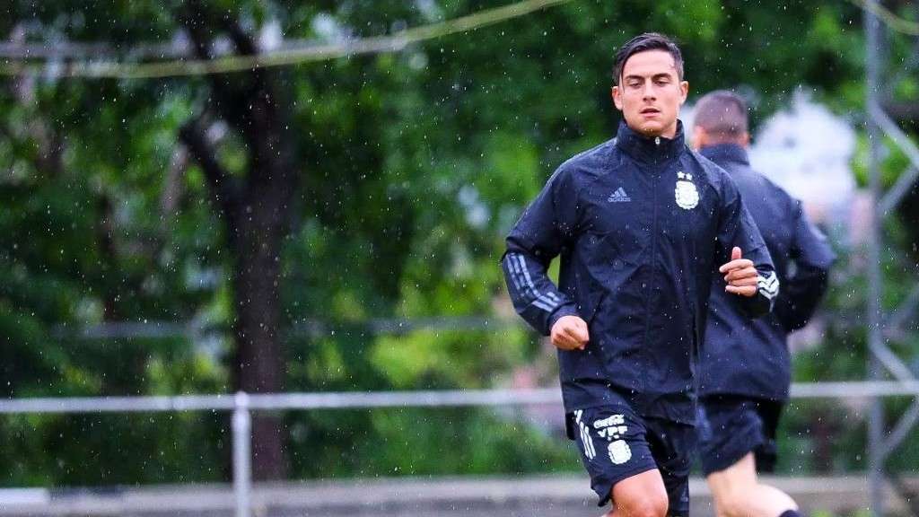 Paulo Dybala Seleccion Argentina entrenamiento Eliminatorias 30082021