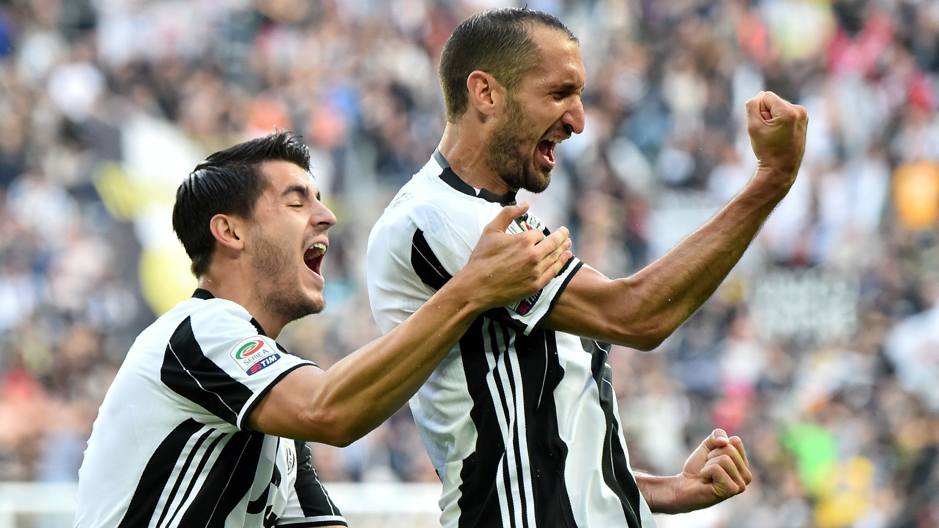 Giorgio Chiellini Alvaro Morata