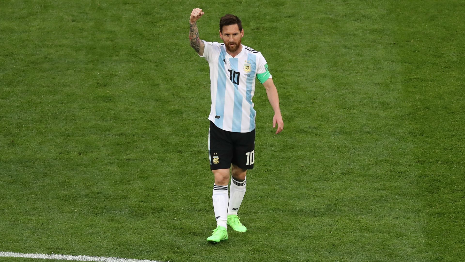 Lionel Messi Argentina Nigeria World Cup Russi 2018 26062018