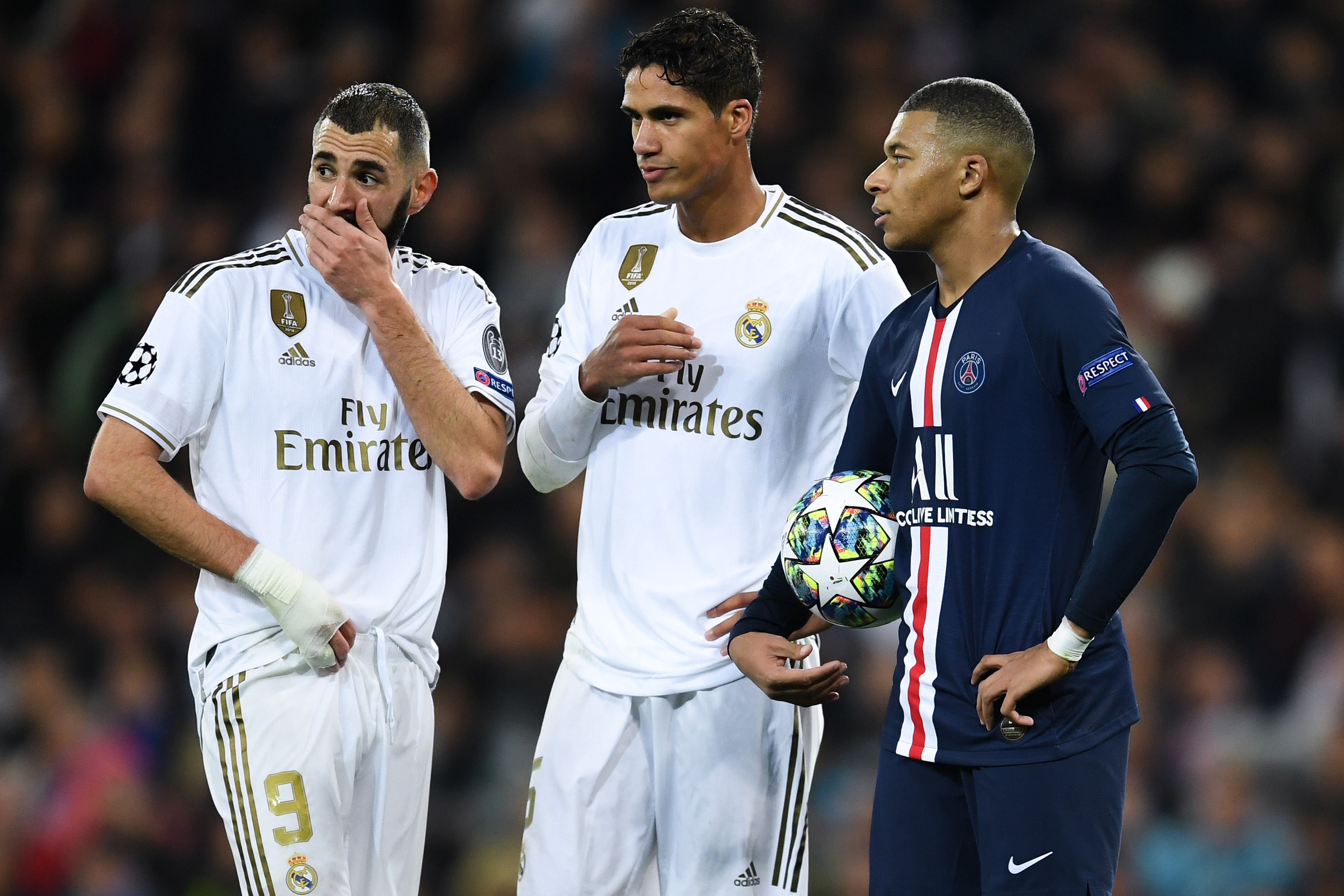 benzema varane mbappe