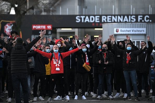 Rennes fans