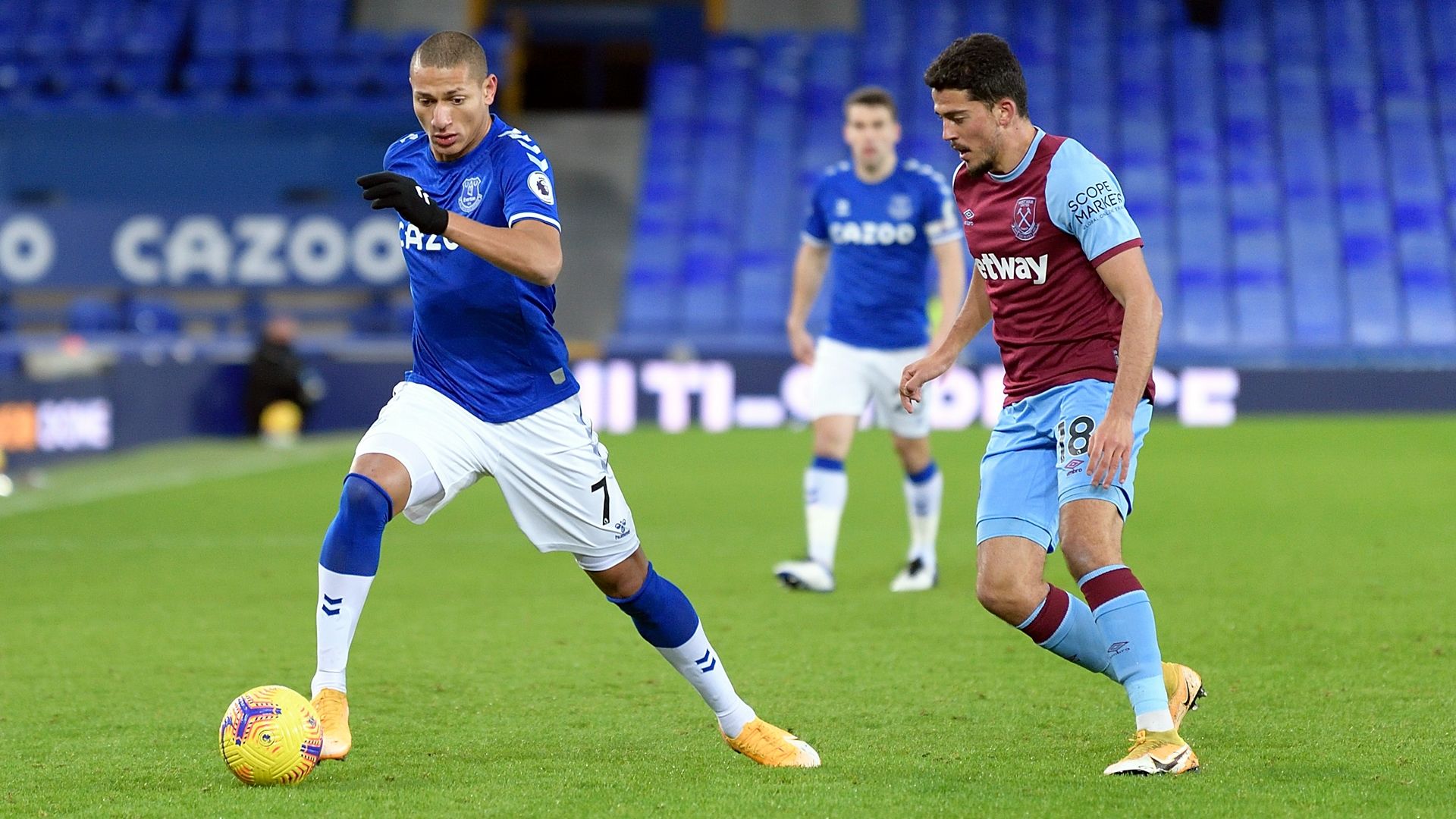 Everton West Ham United Premier League 2020