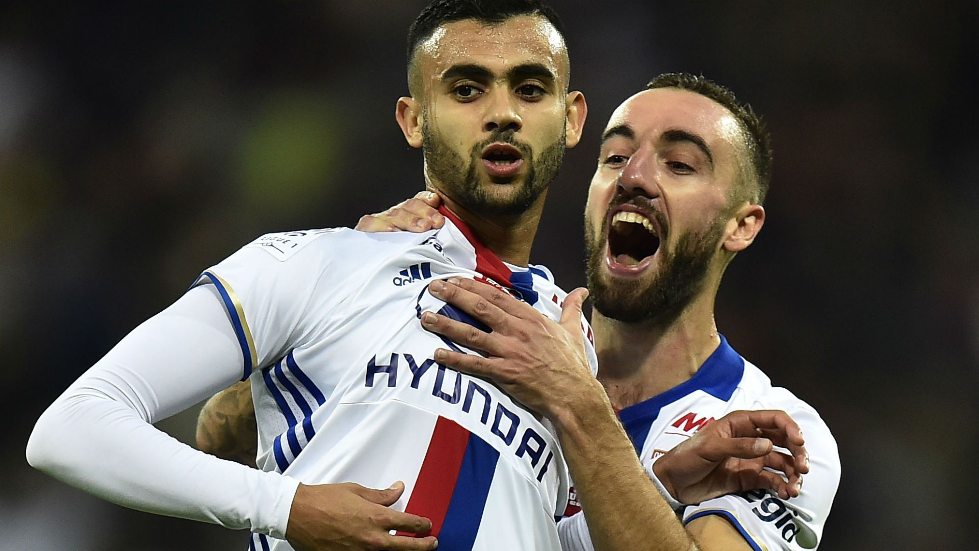 Rachid Ghezzal Sergi Darder Lyon Saint-Etienne Ligue 1 02102016