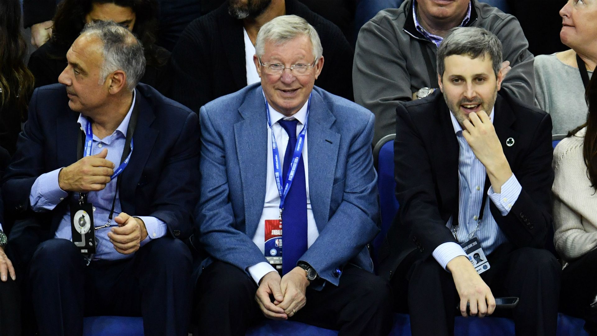 Sir Alex Ferguson Boston Celtics vs Philadelphia 76ers