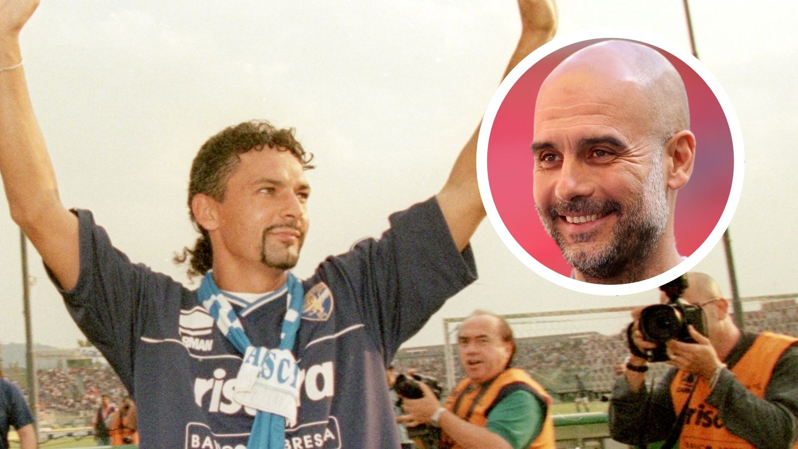 Pep Guardiola Roberto Baggio