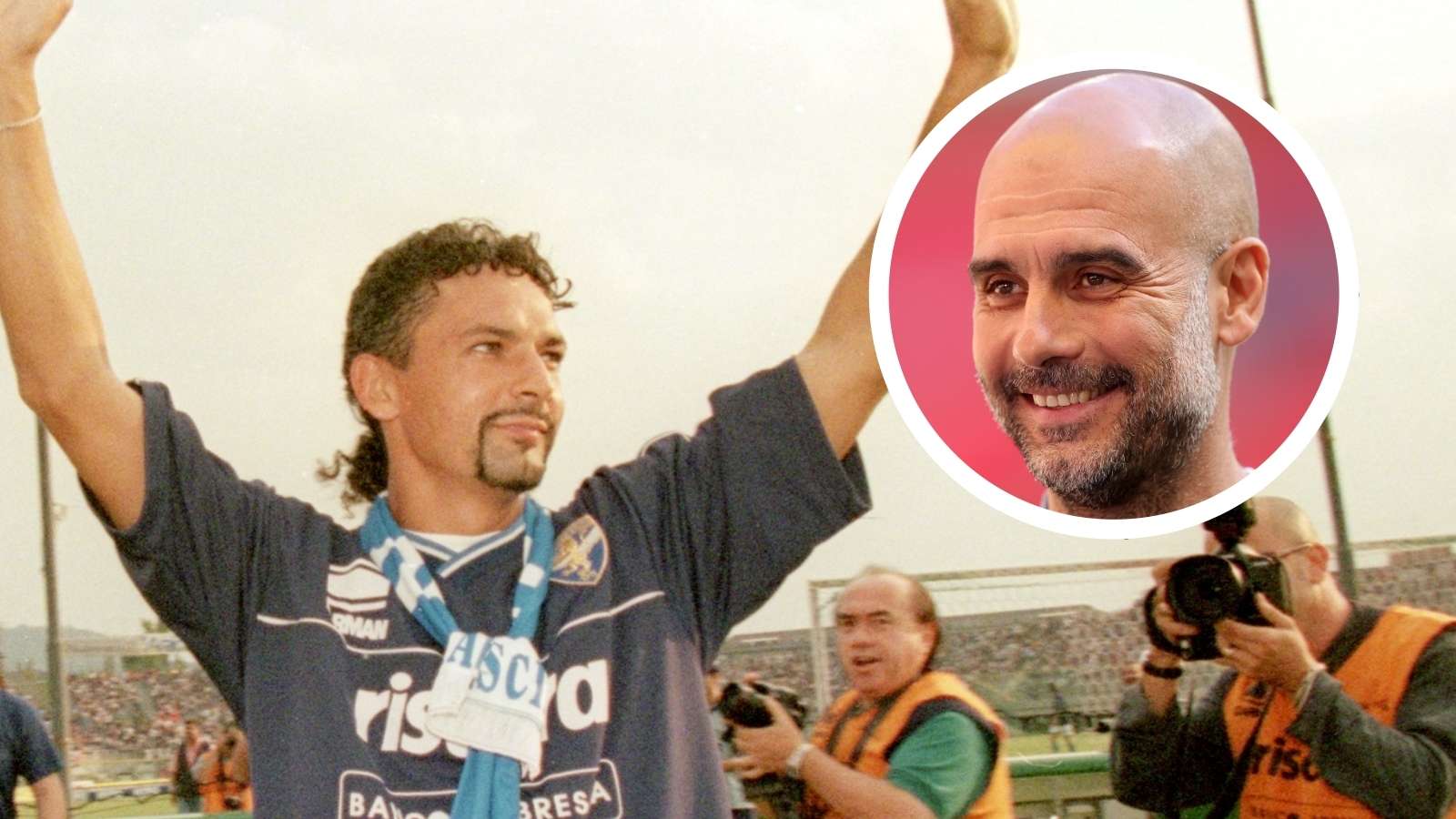 Pep Guardiola Roberto Baggio