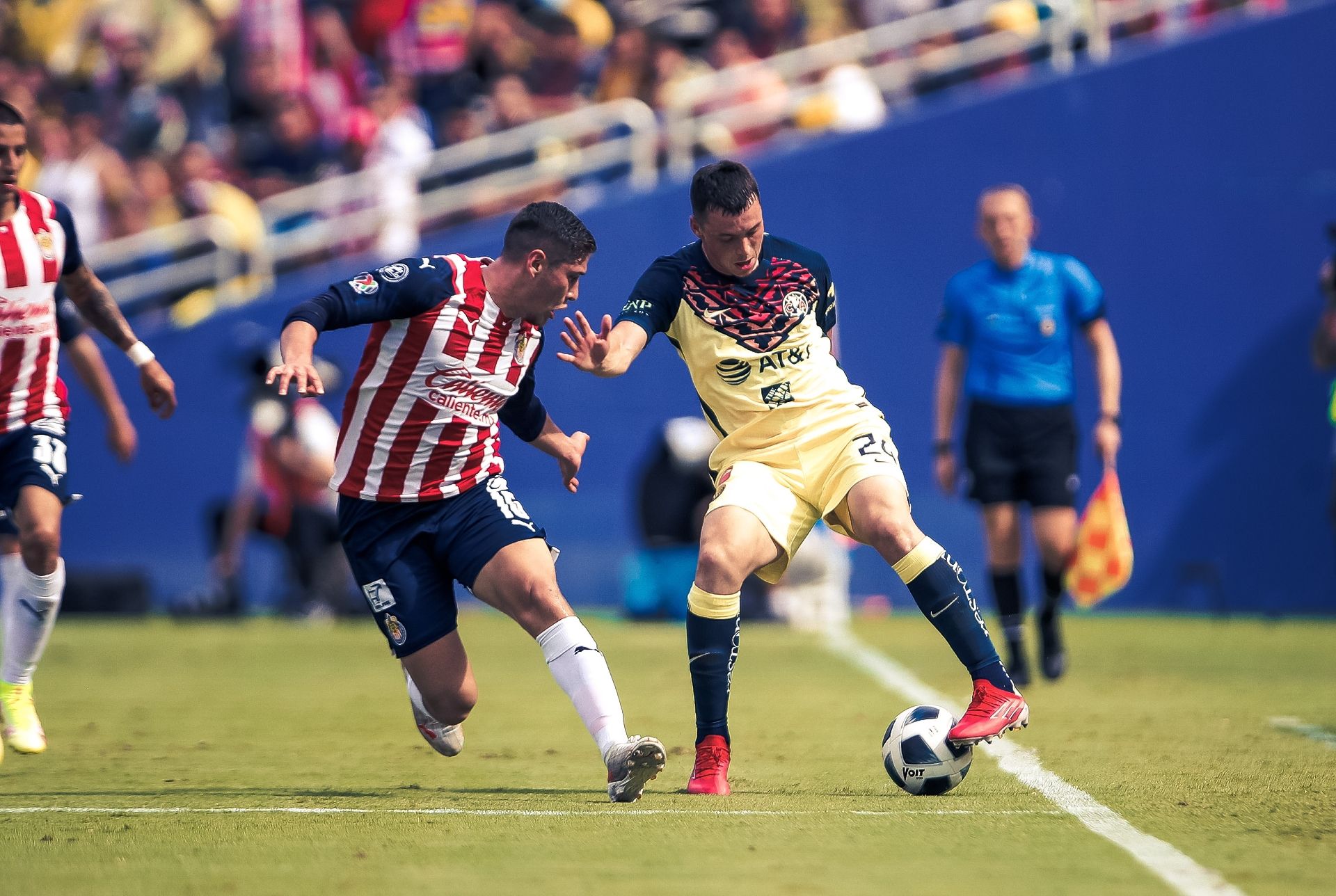 Luis Olivas Federico Viñas América Chivas Amistoso 2021