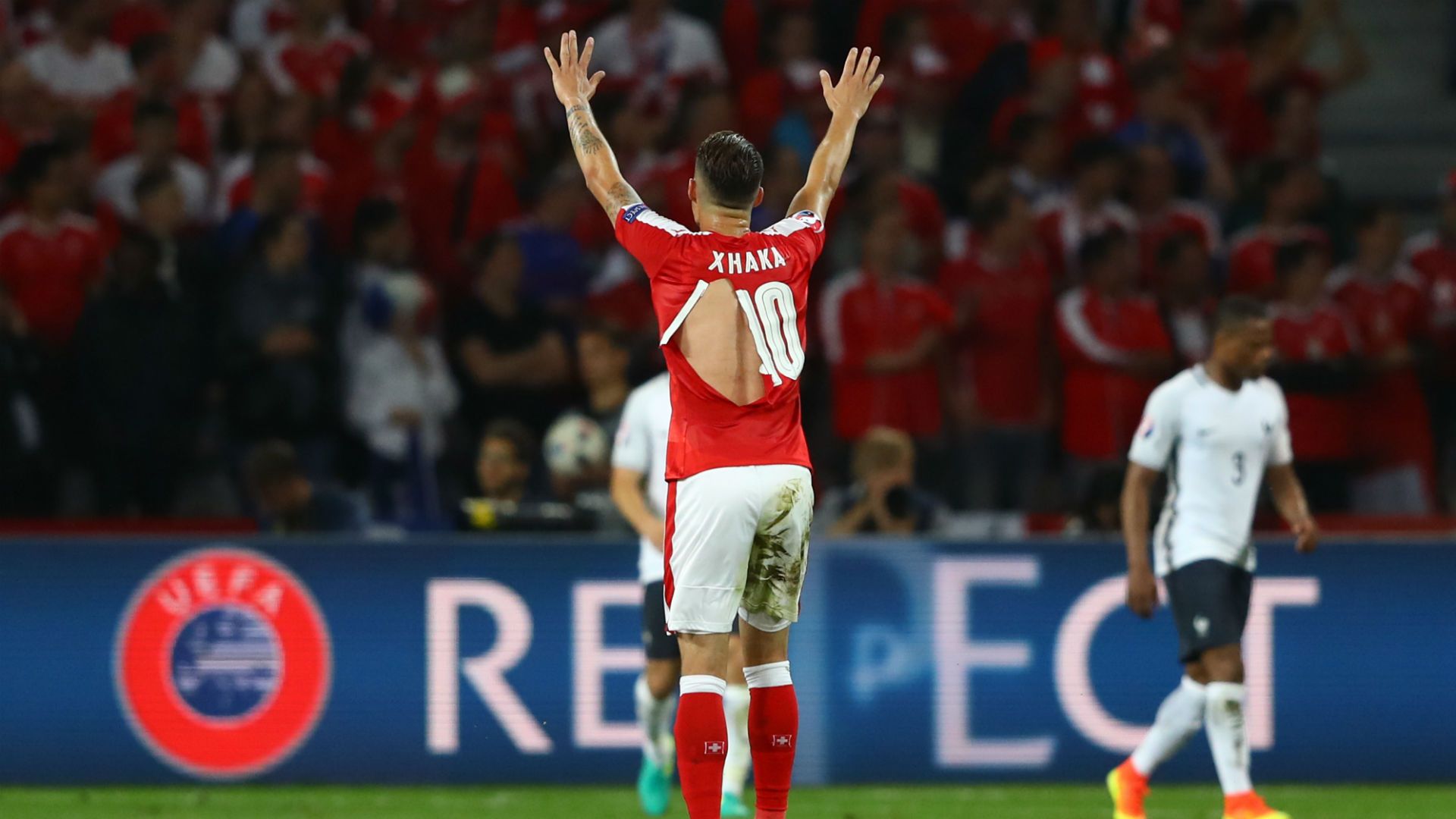 Xhaka France Switzerland Euro 2016