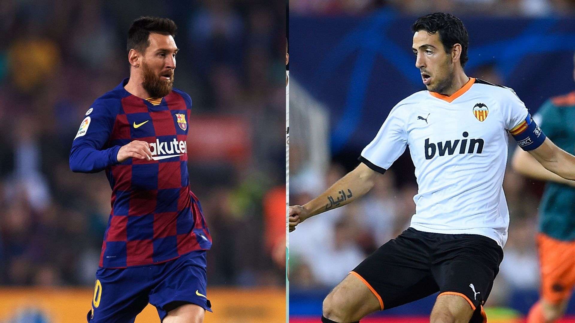 Leo Messi y Dani Parejo, Barcelona y Valencia