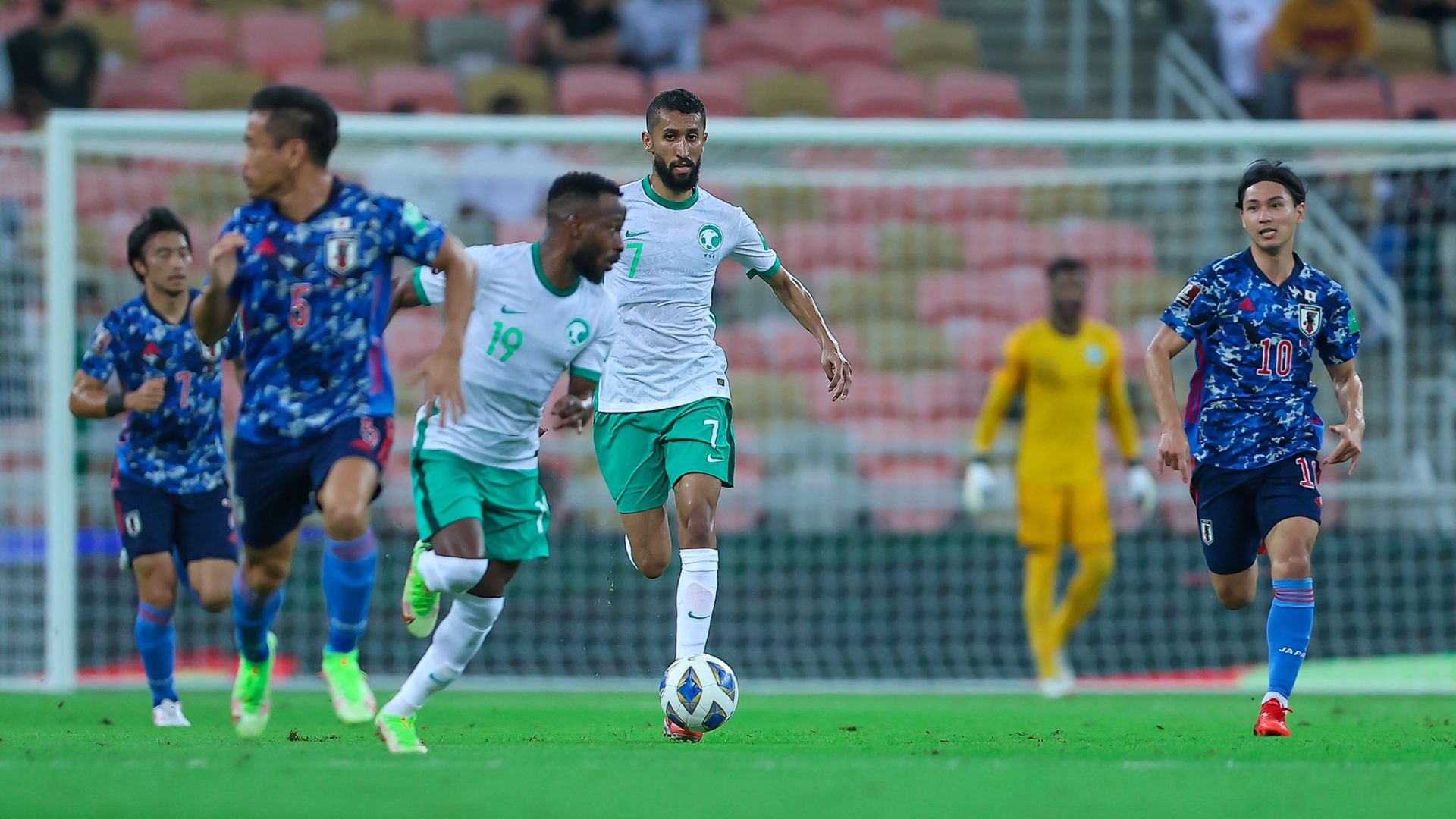 Salman Al-Faraj - Fahad Al-Muwallad - saudi - japan 7-10-2021