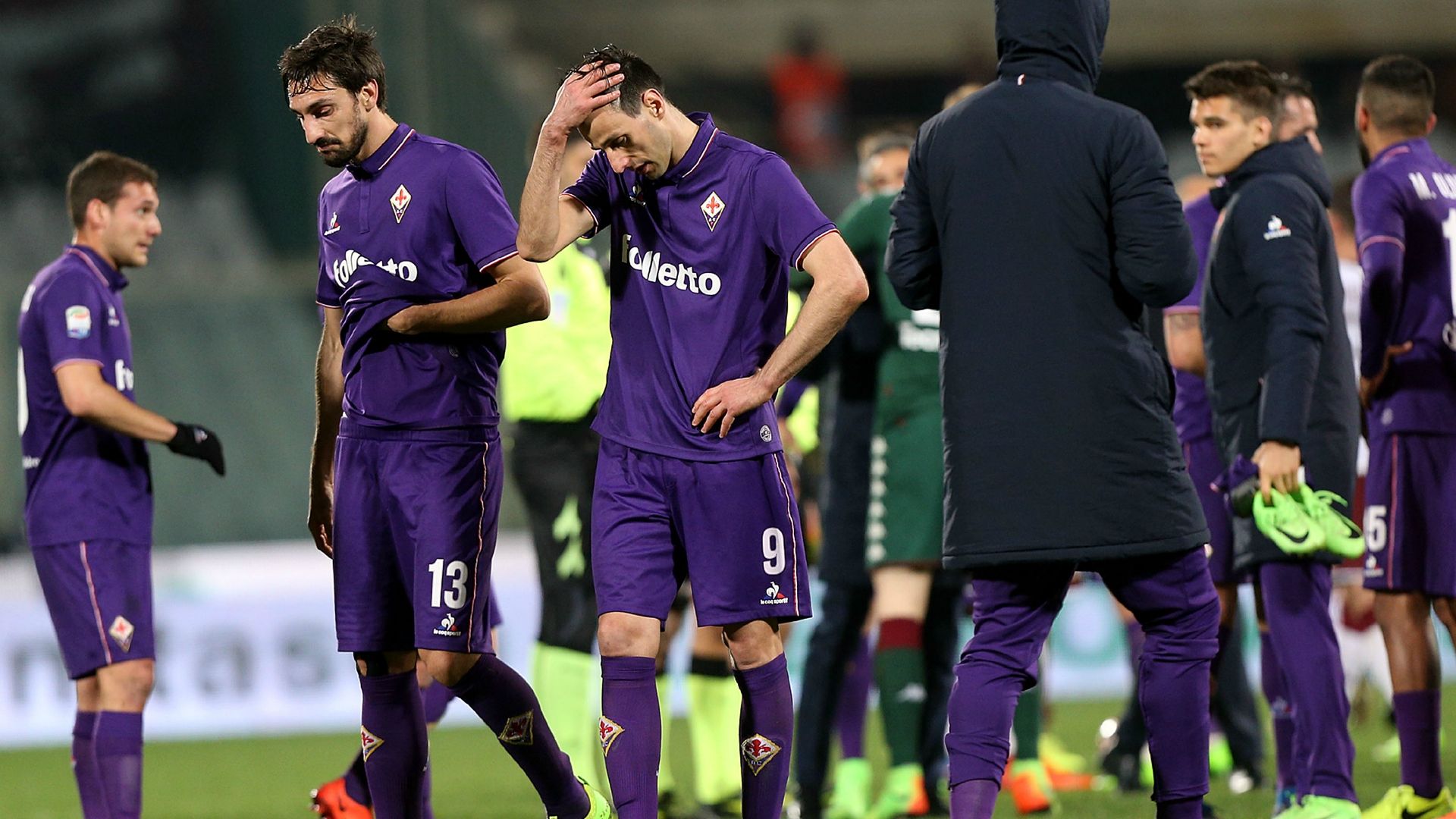 Fiorentina players disappointed after Torino draw Serie A 27022017