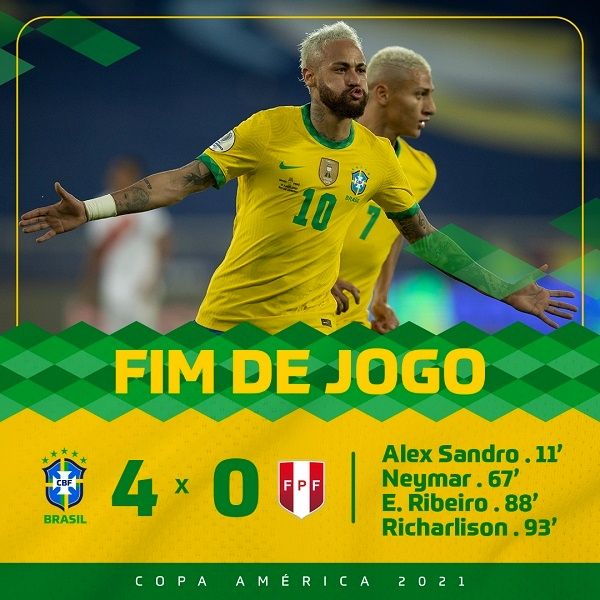 BRAZIL 4-0 PERU