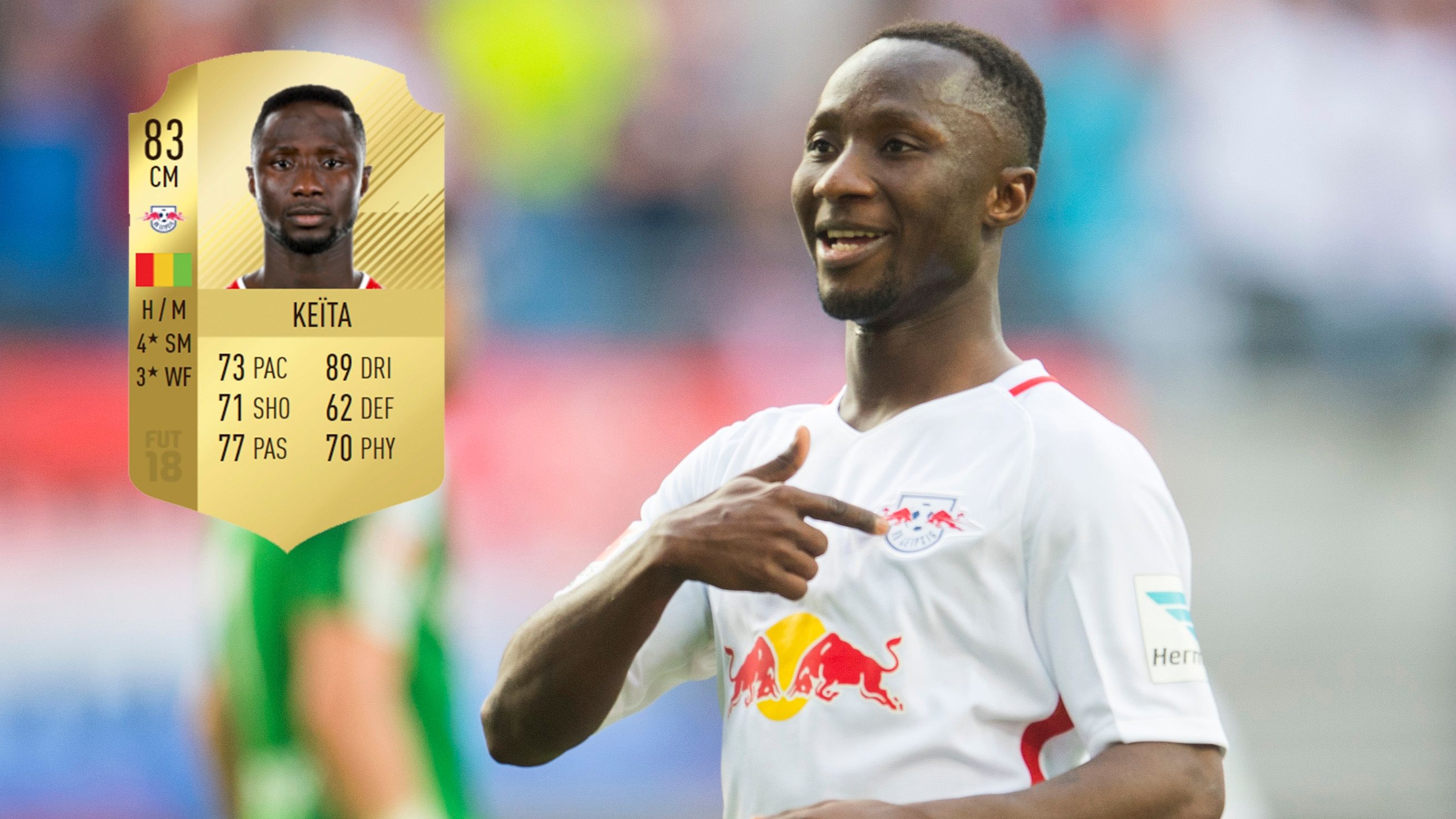 Naby Keita FIFA 18 ratings