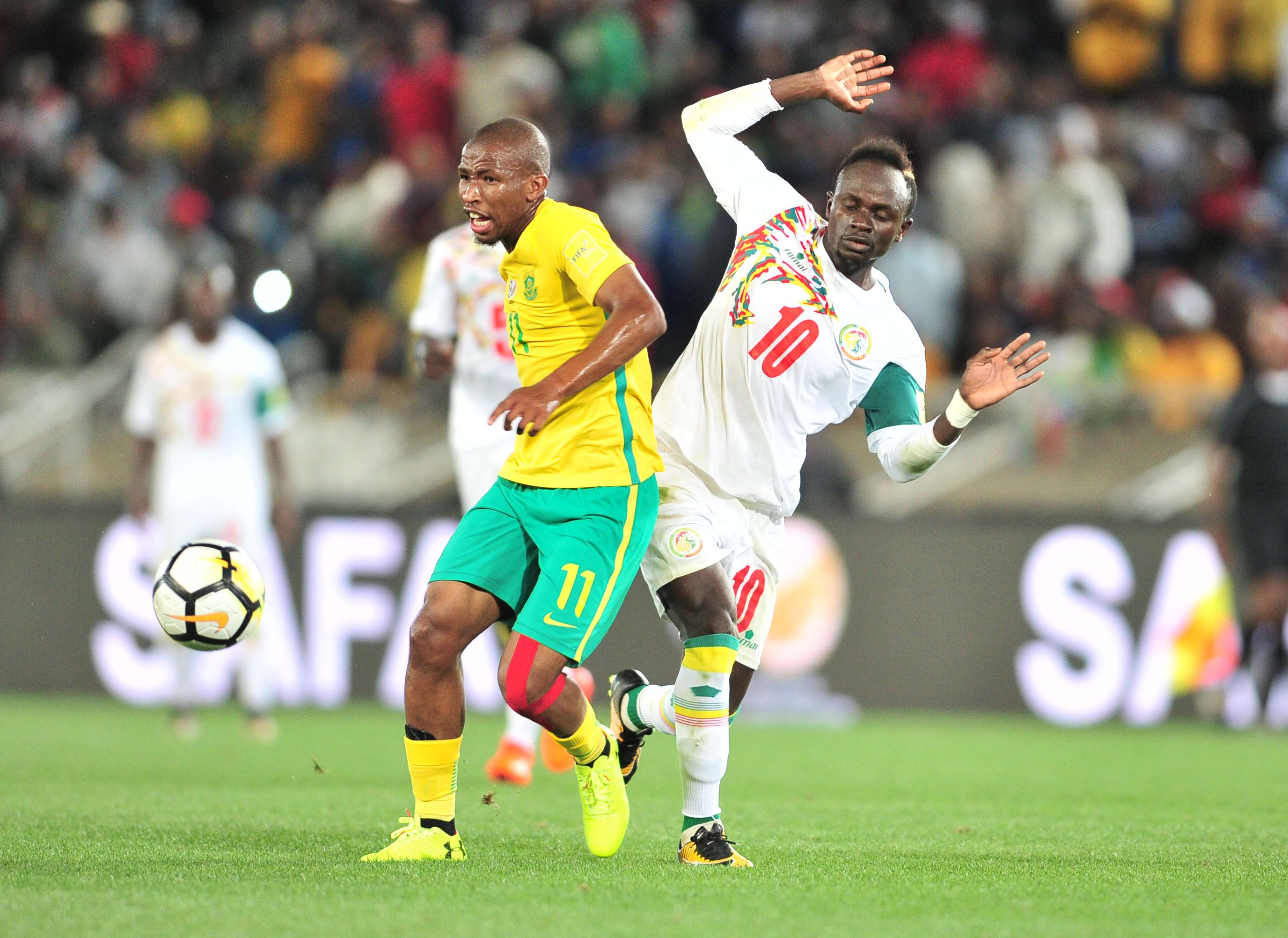 South Africa, Kamohelo Mokotjo & Senegal, Sadio Mane