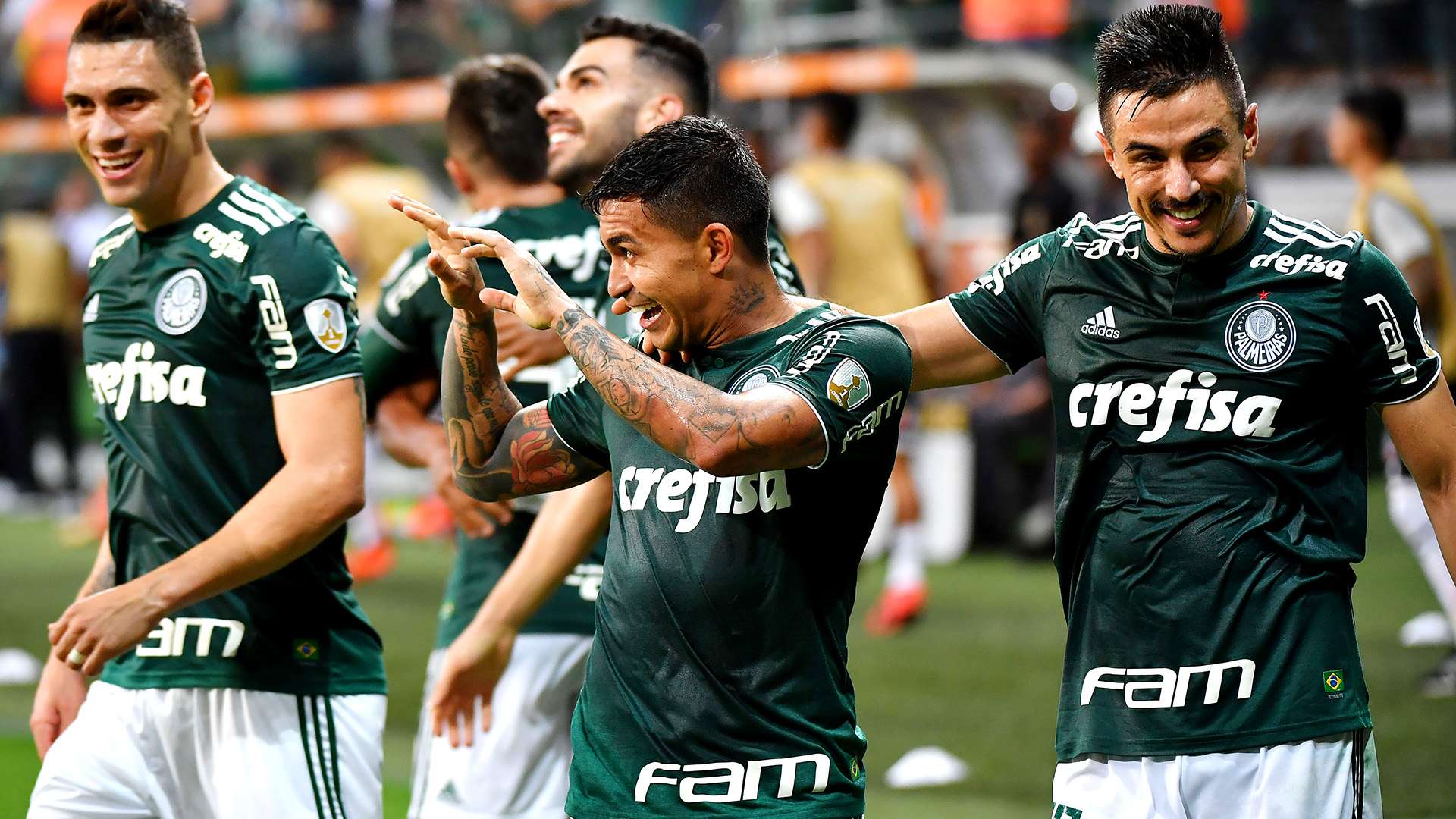 Dudu Willian Moises Palmeiras Colo Colo Copa Libertadores 03102018