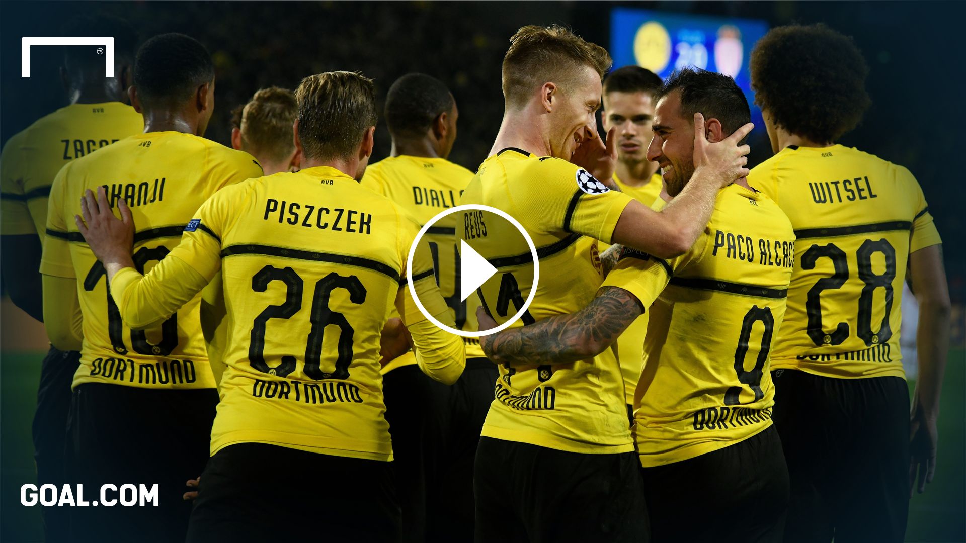 Borussia Dortmund BVB Monaco Playbutton GFX