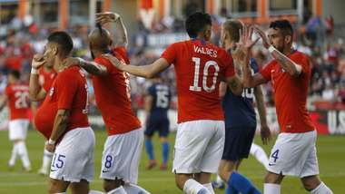 Diego Valdes Arturo Vidal Oscar Opazo Chile USA 2019