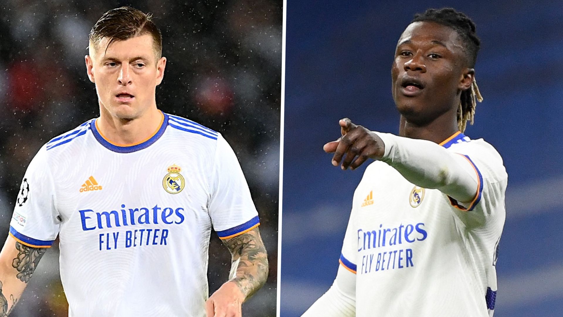 Real Madrid Toni Kroos Eduardo Camavinga
