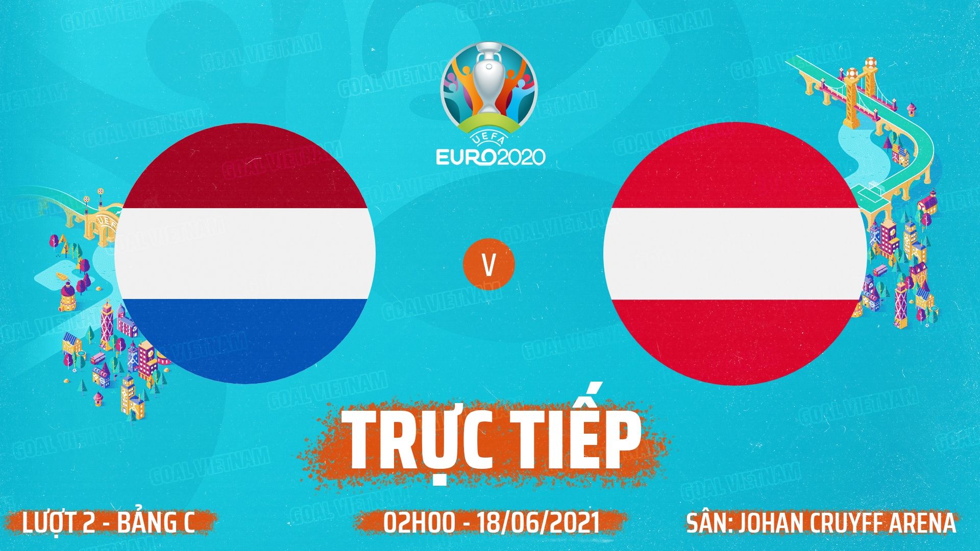 Live Netherlands vs Austria GFX