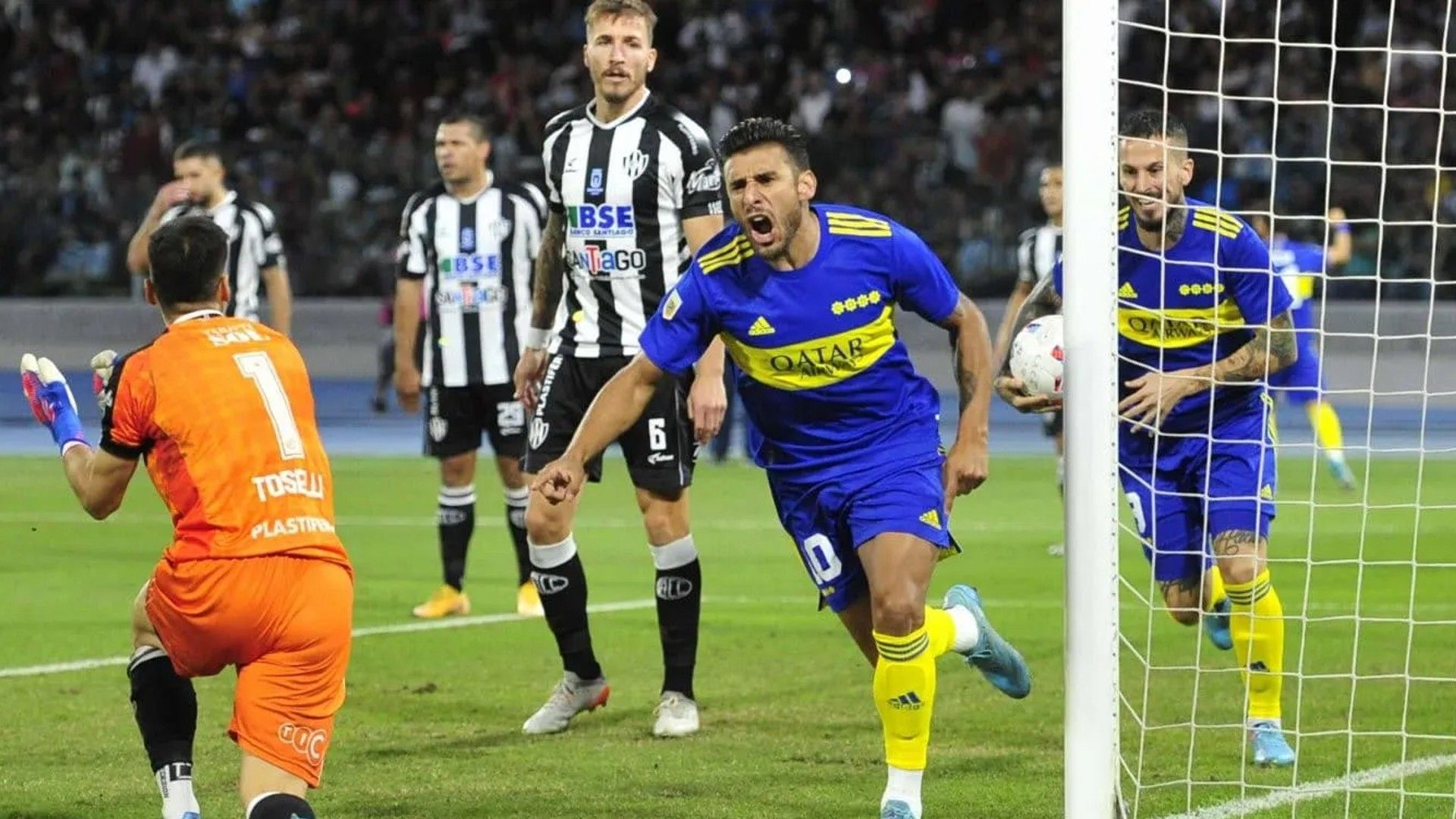 Eduardo Salvio Central Cordoba Boca Copa Liga Profesional 23042022