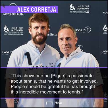 Corretja on Pique quote