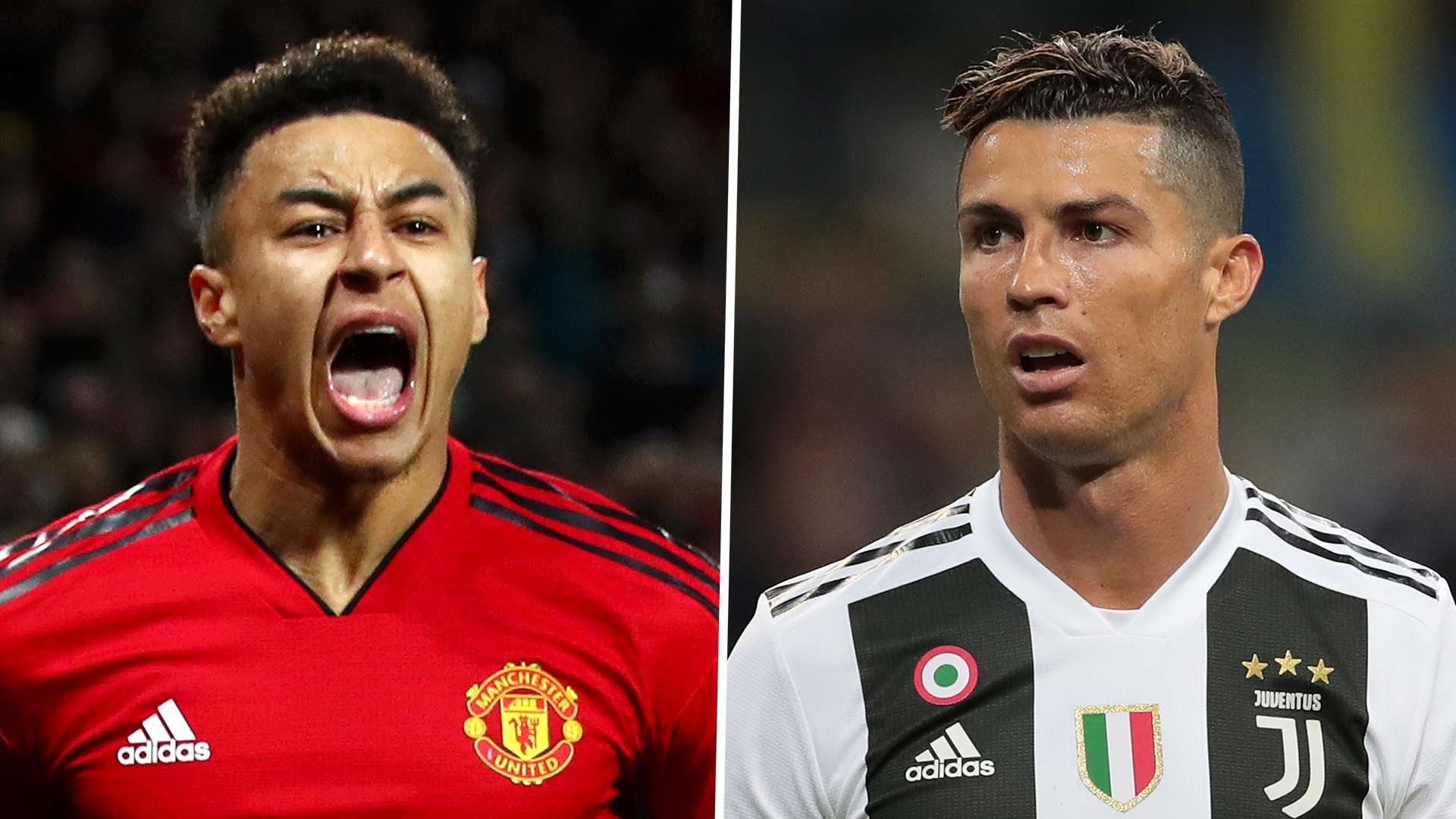 Jesse Lingard Cristiano Ronaldo Man Utd Juventus