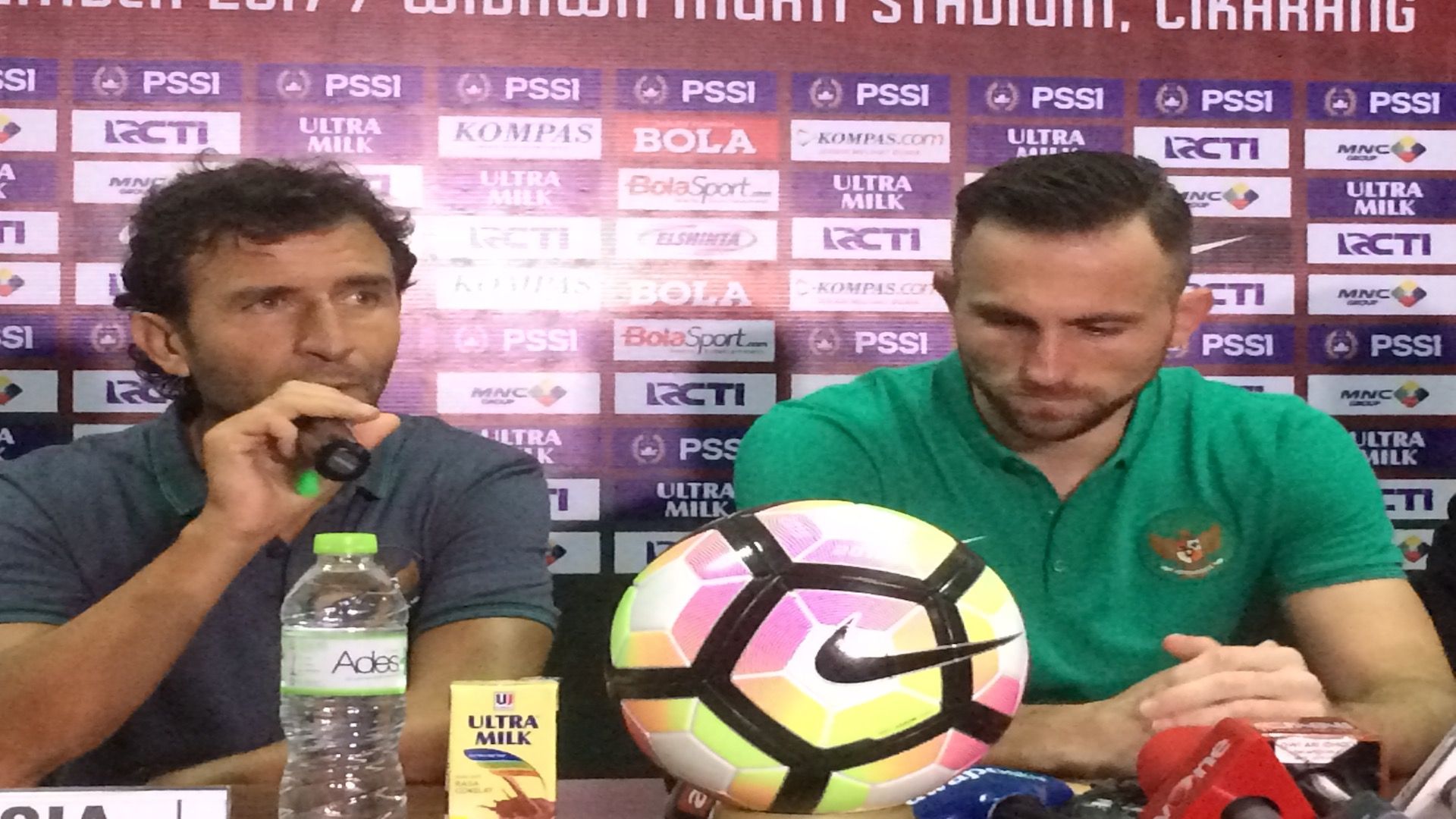 Luis Milla - Ilija Spasojevic - timnas Indonesia
