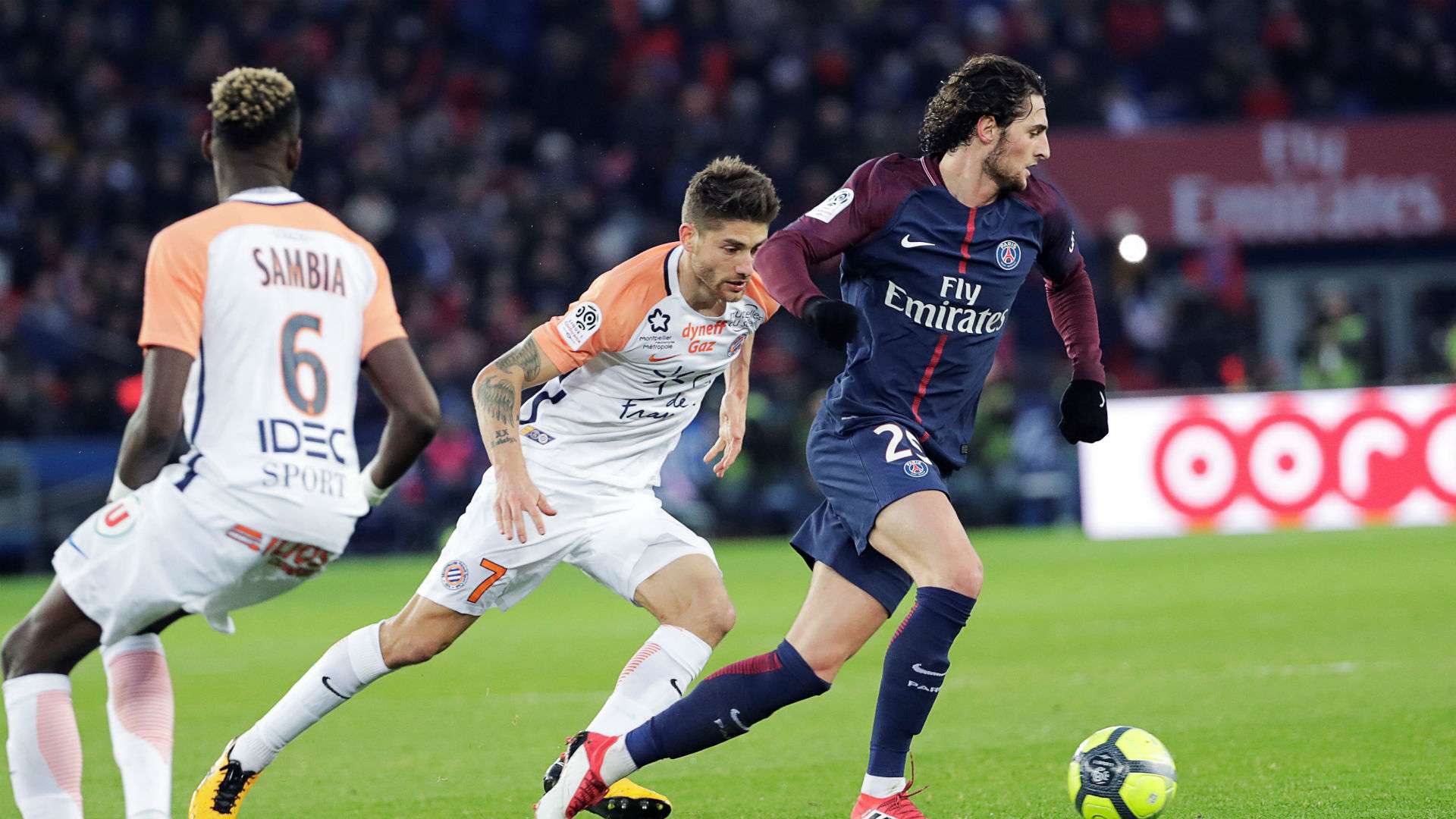 Adrien Rabiot PSG Montpellier
