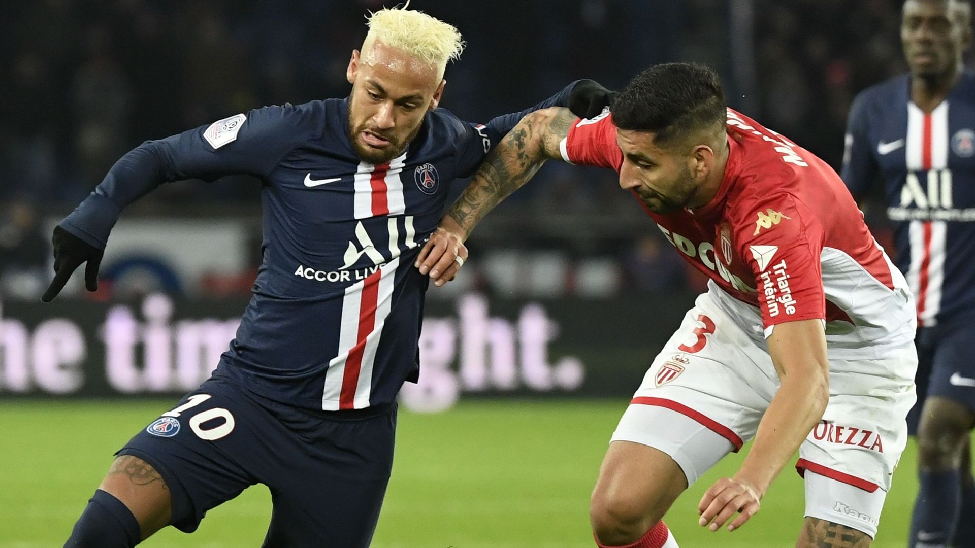 Neymar PSG Monaco 12-01-2020