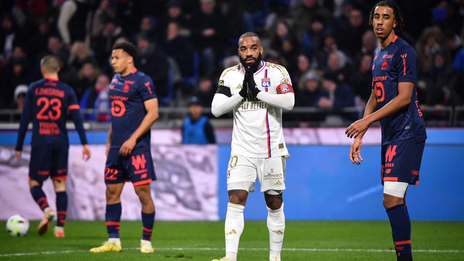 Alexandre Lacazette Lyon Lille Ligue 1 26112023
