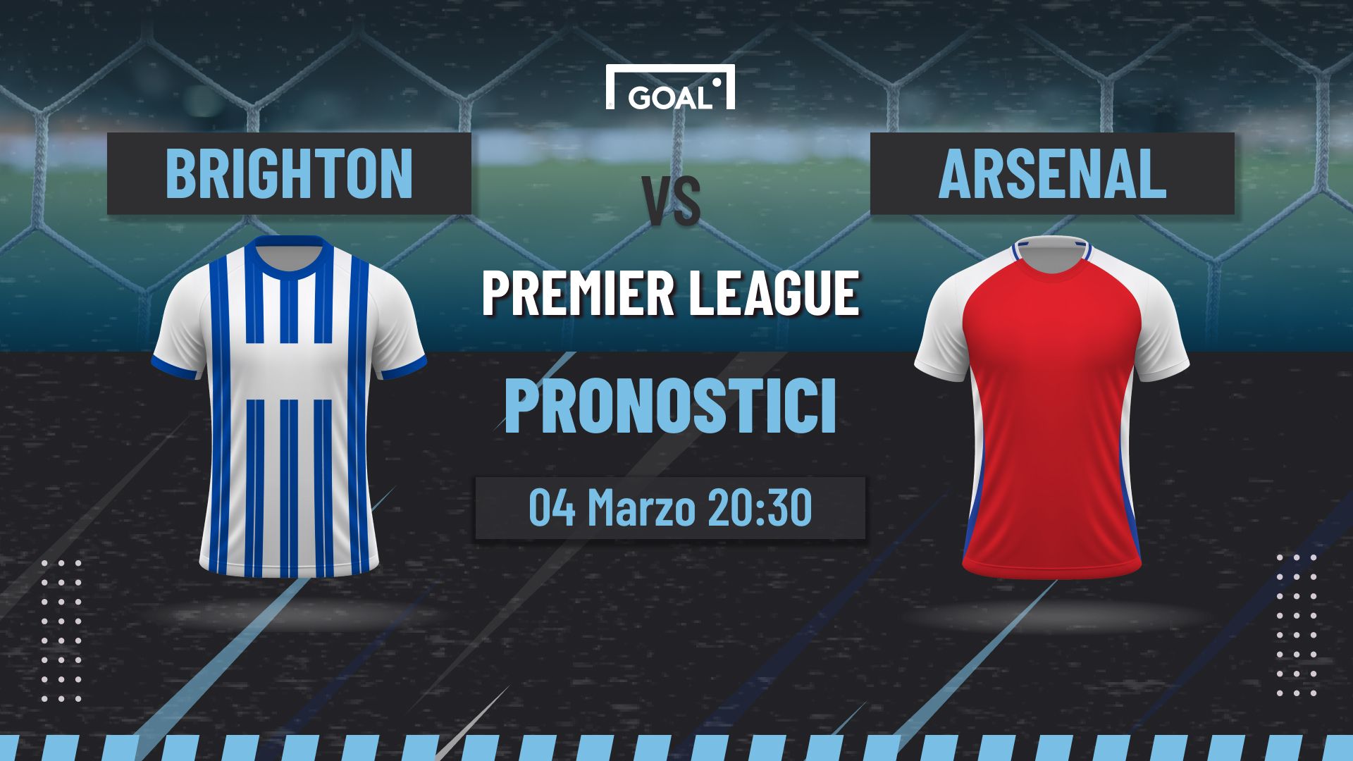 Pronostici Brighton vs Arsenal