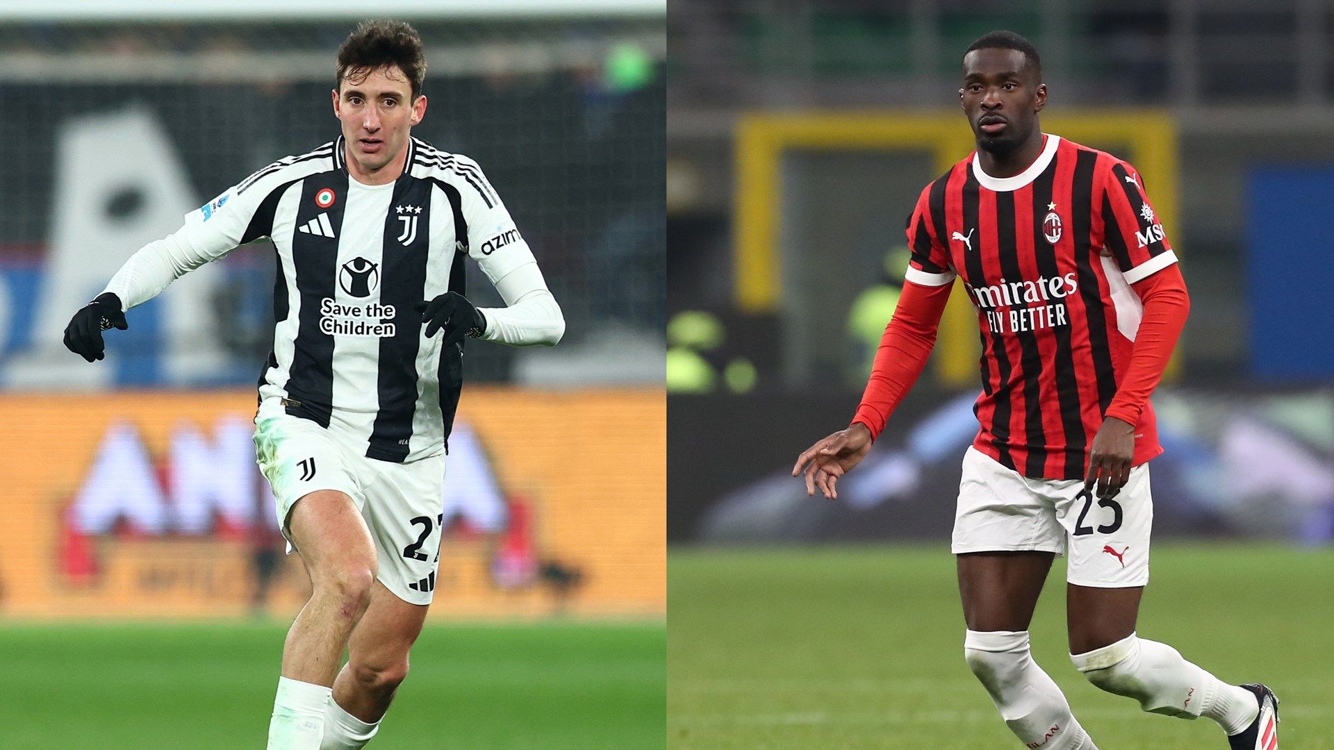 Cambiaso Tomori Juventus Milan