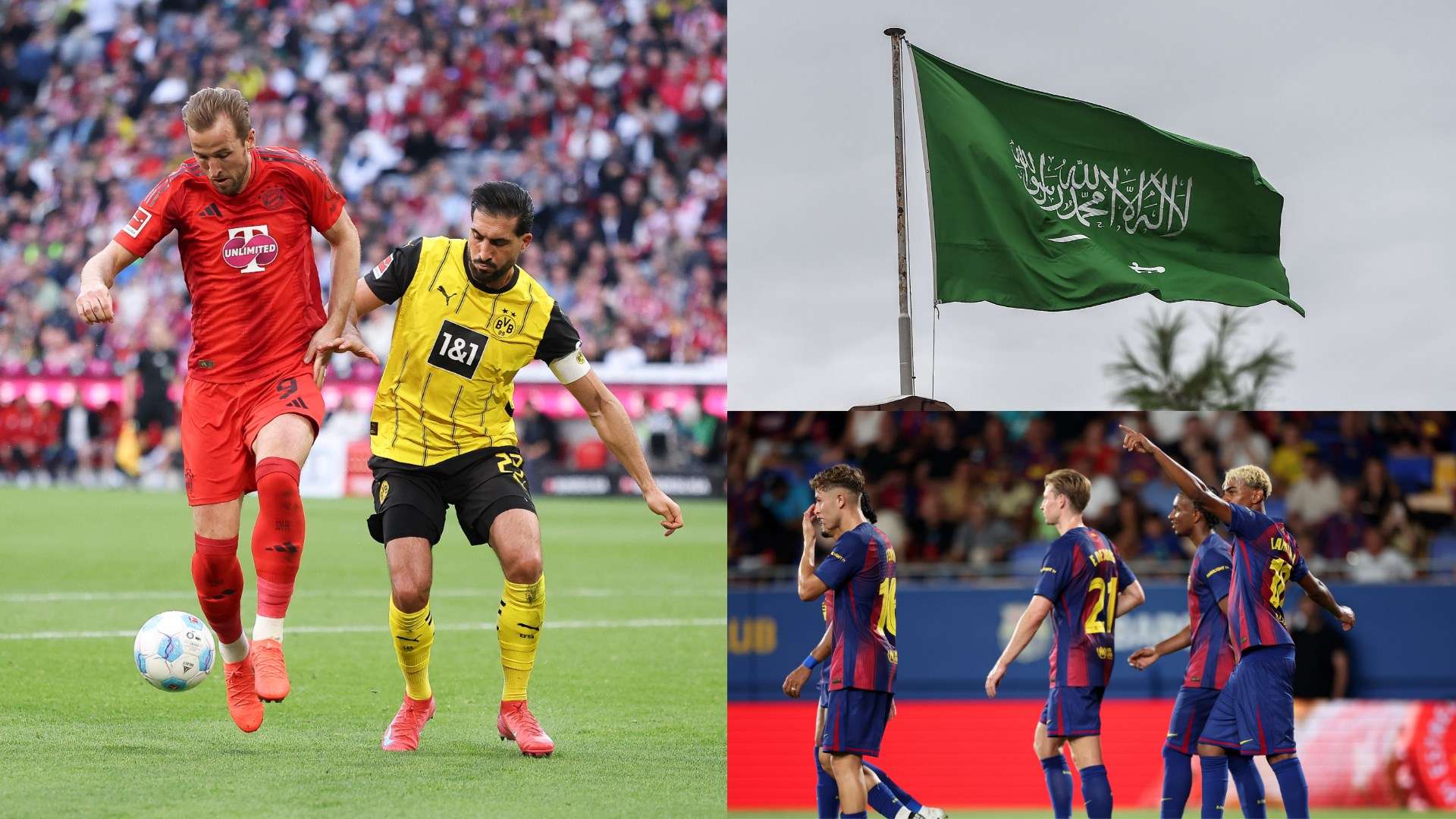 Bayern Munich Borussia dortmund Saudi Arabia Barcelona