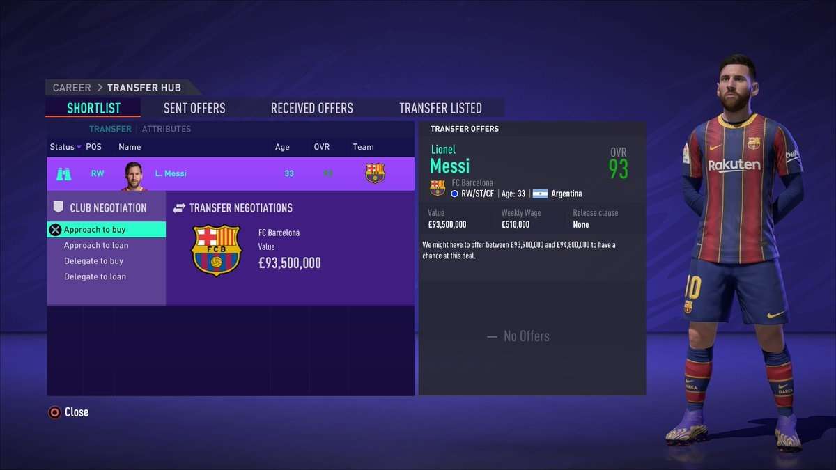 FIFA 21 Lionel Messi