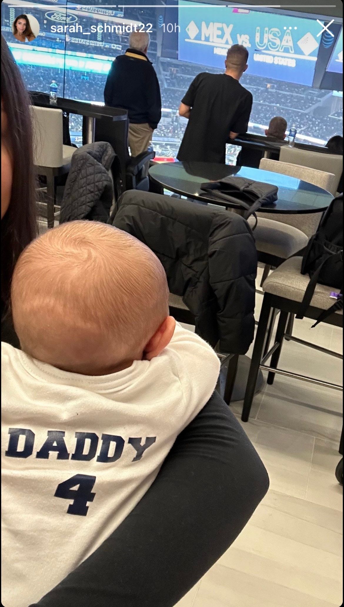 Tyler Adams Son Instagam Story